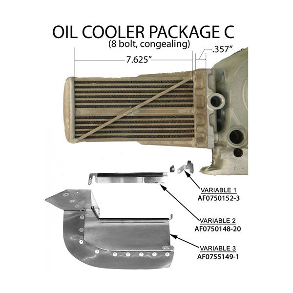 AF0750128-76 Baffle Assembly Bare, Black Seal