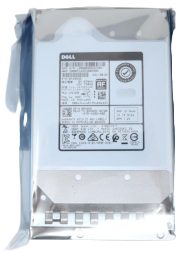 C2X2N Dell 2TB SAS 3.5" 7.2K 12G Drive HUS726020ALS214