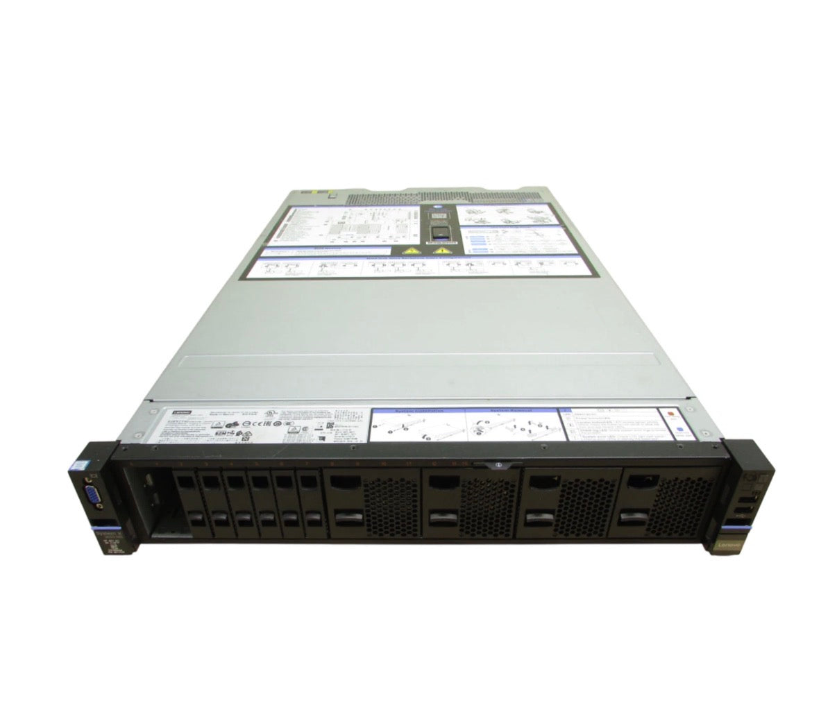 Lenovo System X3650 M5 8x 2.5" Bay 1x E5-2630v4 32GB RAM 2x 550W No Drives 2U