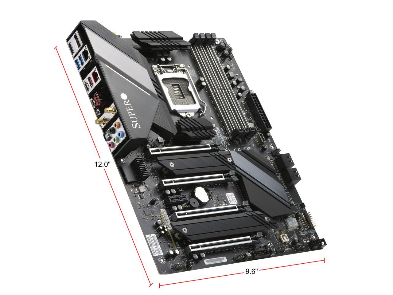 ***WARNING***Read details & see photos before buying*** ***SSD M.2 Heatsink Missing***  Supermicro C9Z490-PGW 10th Gen Socket LGA 1200 Wi-Fi Four PCI-e x16 Two M.2 NVMe USB 3.2 Gen2 Motherboard (Otherwise Motherboard is NEW with (All accessories included)