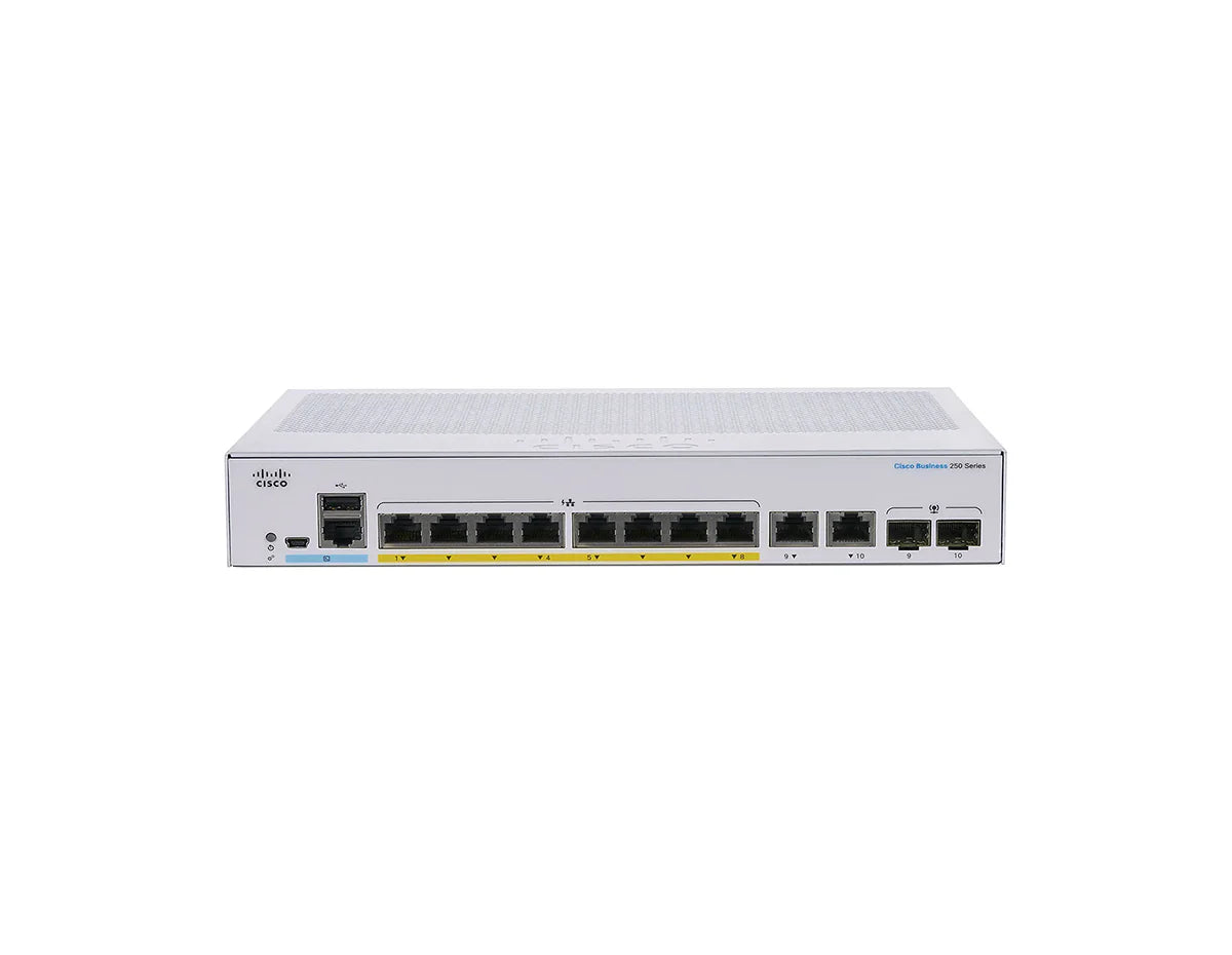 Cisco CBS250-8P-E-2G Switch