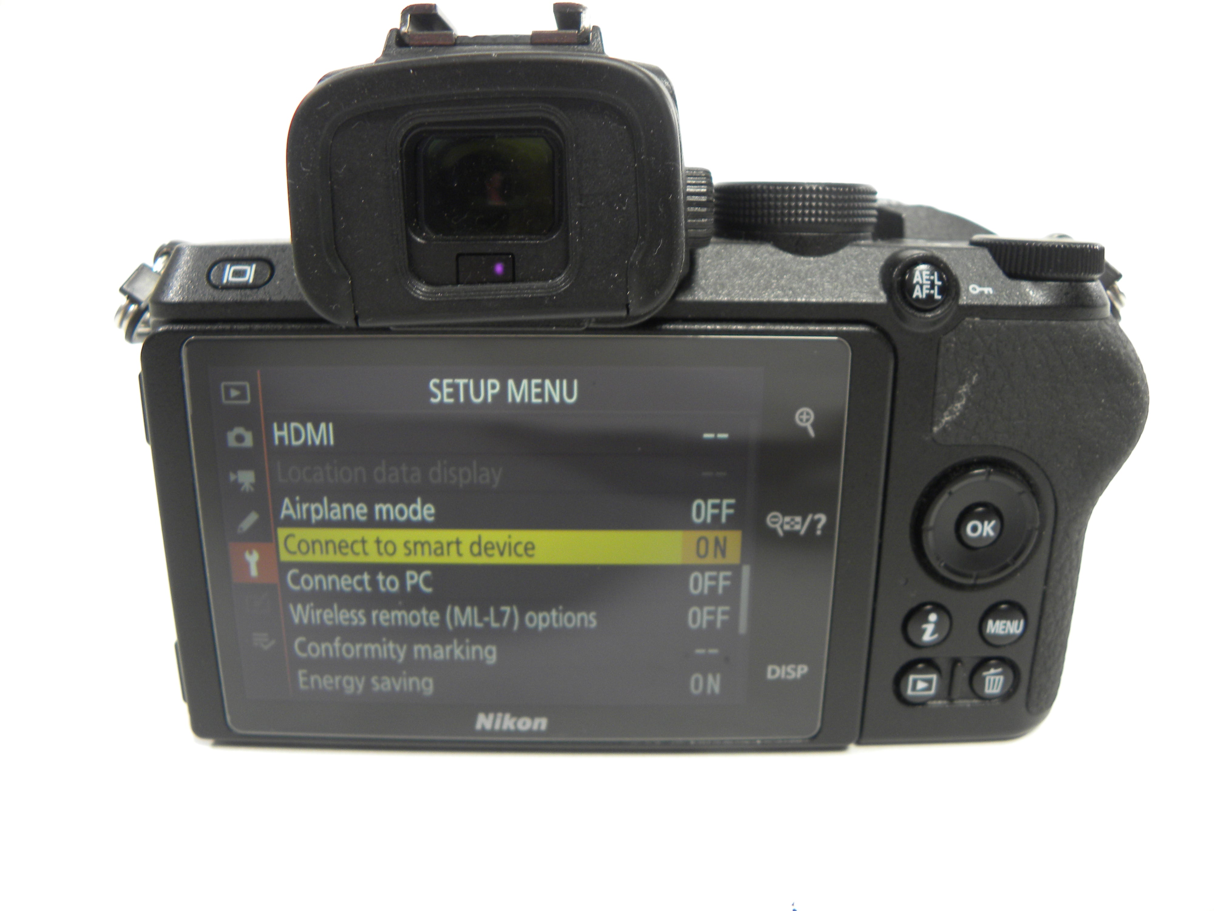 Nikon Z50 20.8mp Digital Mirrorless Body Only Shutter Ct. 9,432
