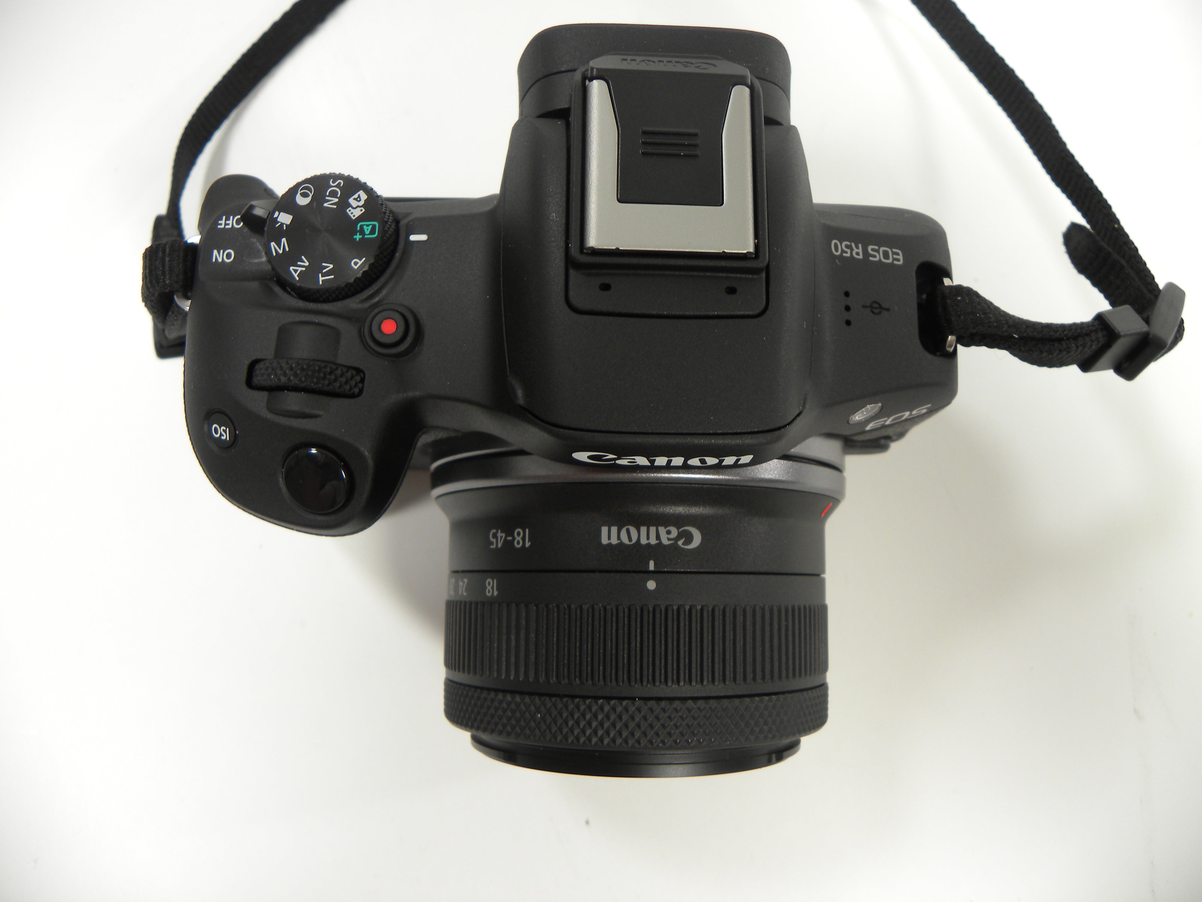 Canon EOS R50 24.2mp Digital Mirrorless w/RF-S 18-45mm Shutter Ct.