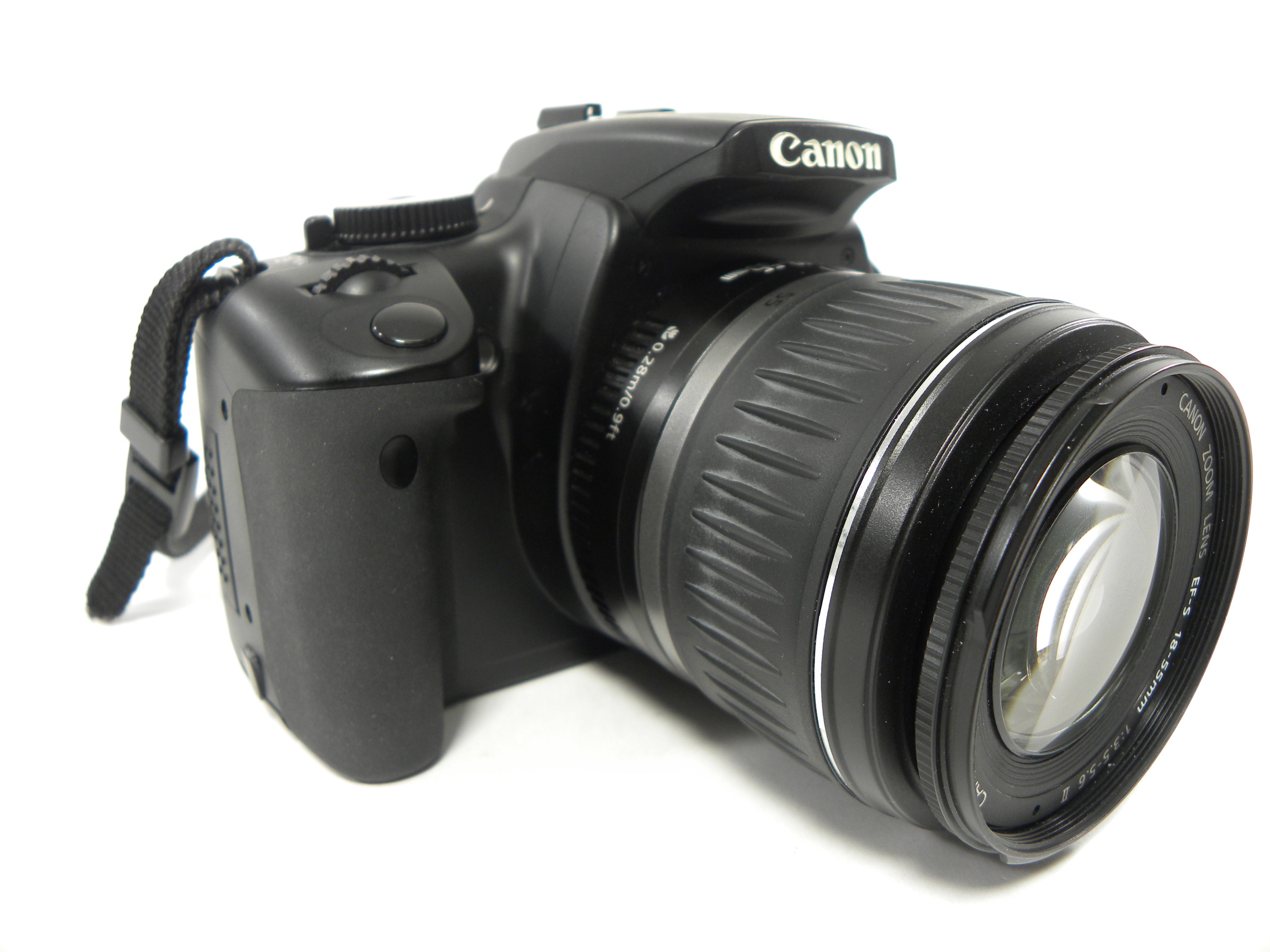 Canon EOS XTi 10.1mp Digital SLR w/EF-S 18-55mm f3.5-5.6 II AS IS  NO Returns!