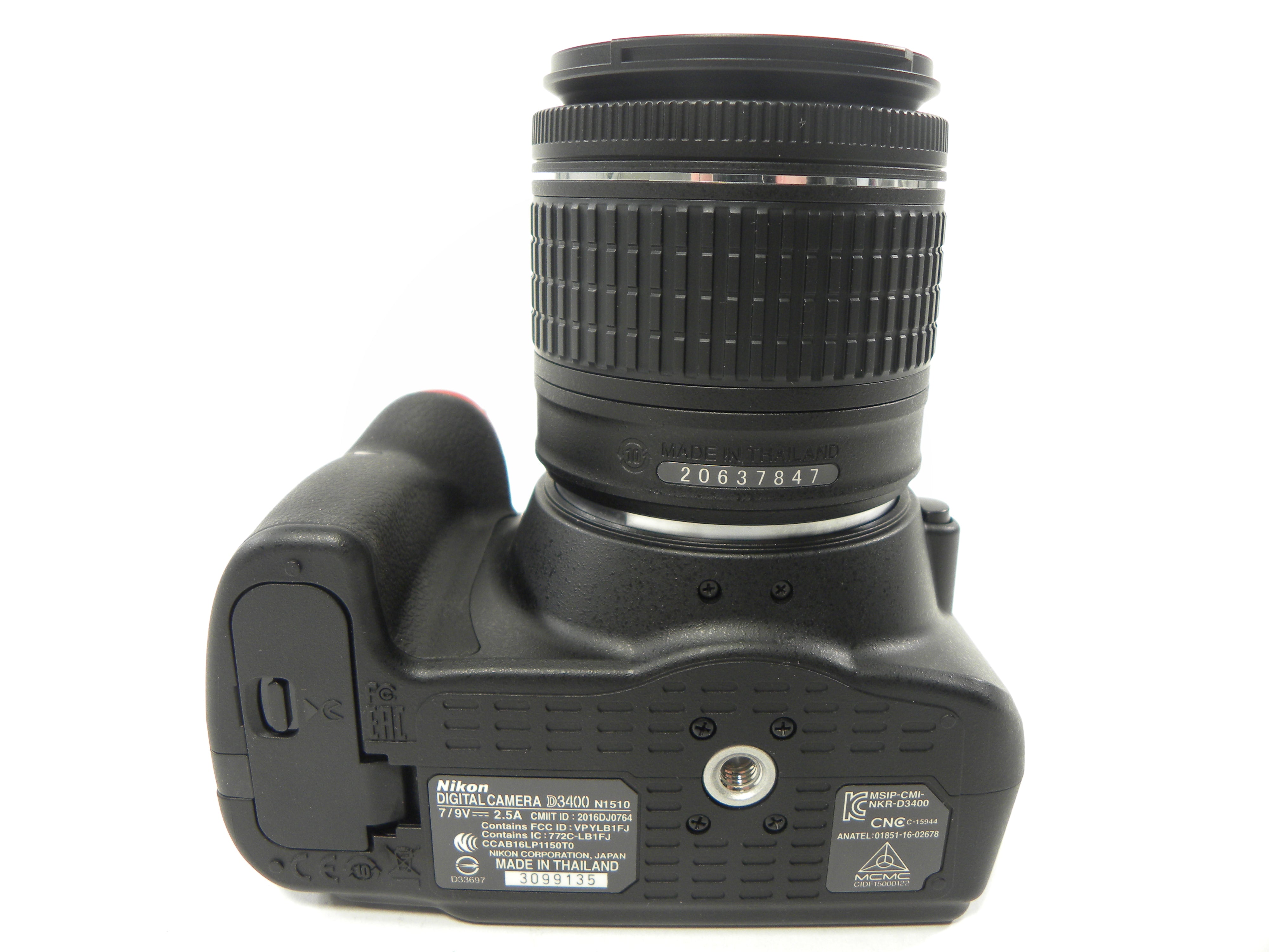 Nikon D3400 24.2mp Digital SLR w/Nikkor AF-P 18-55 Shutter Ct. #97