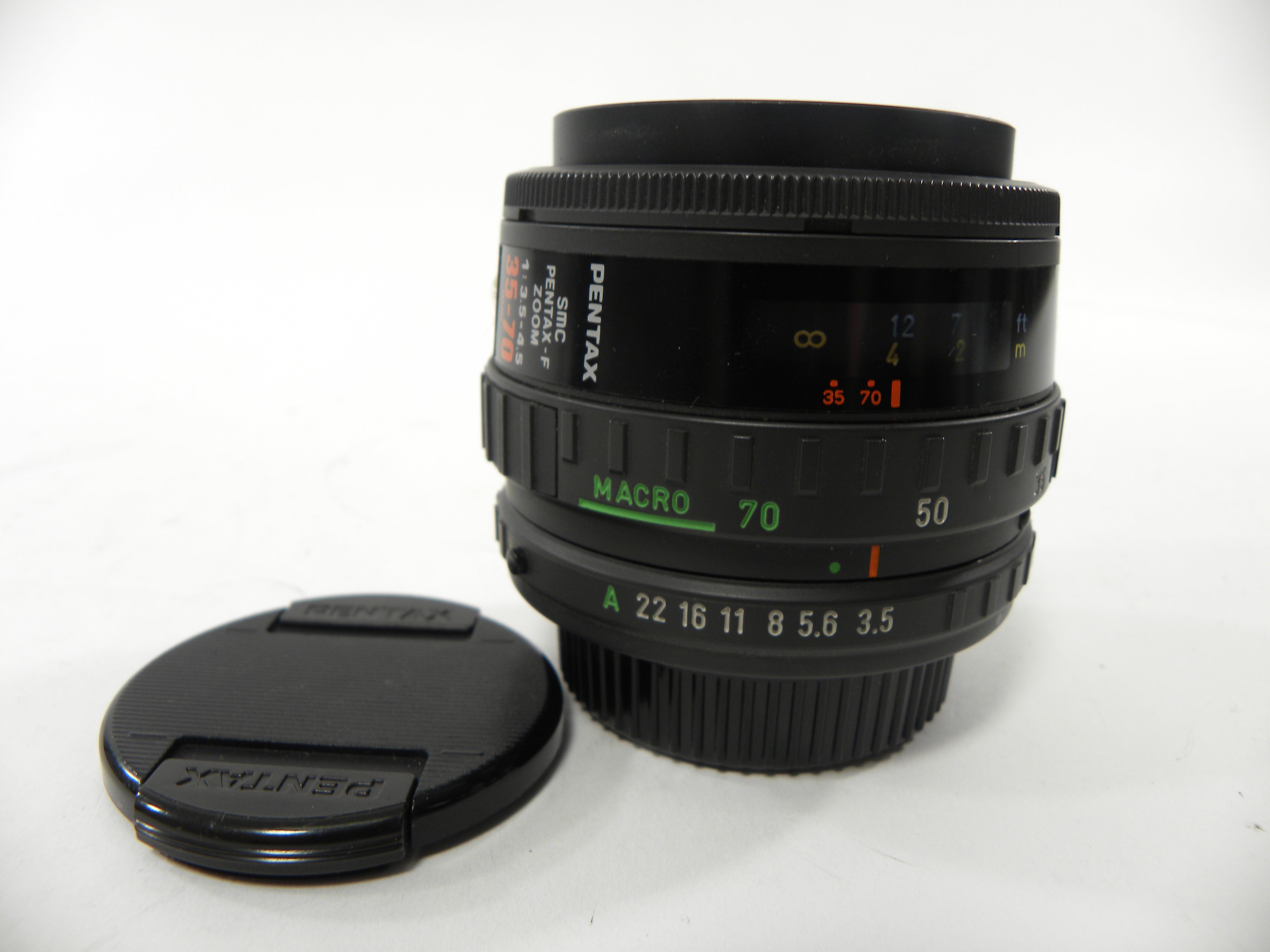 Pentax-F SMC Zoom 35-70mm f3.5-4.5 PK Mount