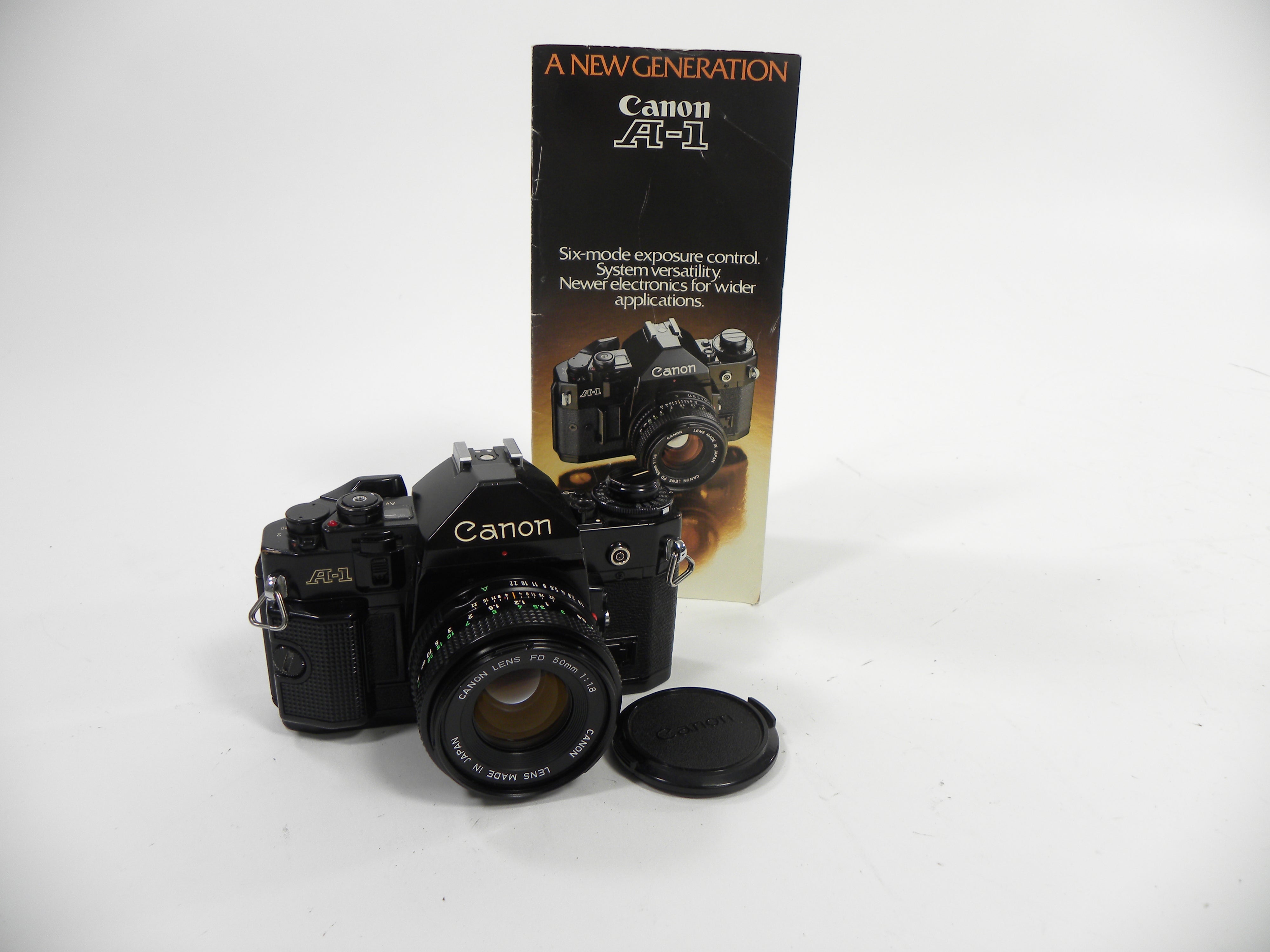 Canon A-1 35mm SLR w/50mm f1.8