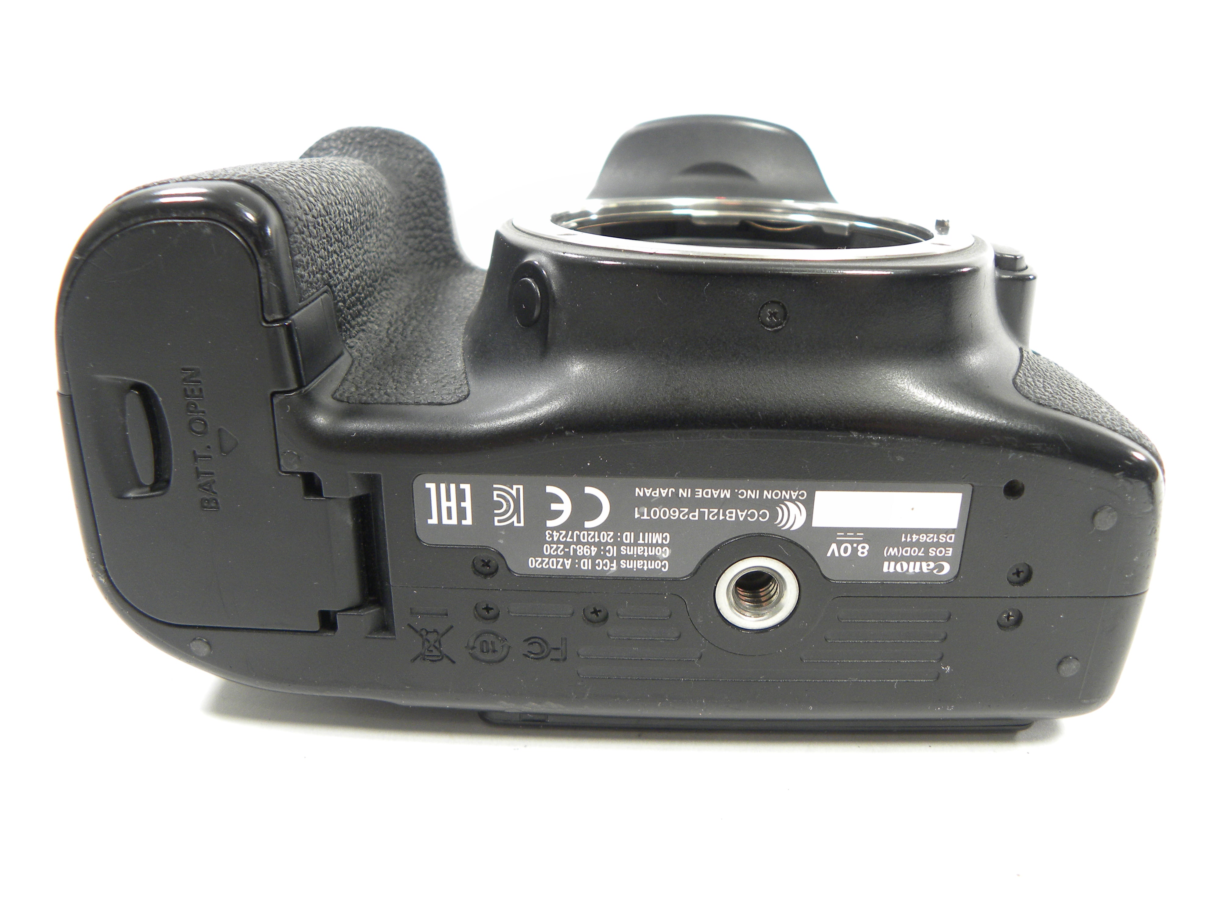 Canon EOS 70D 20mp Digital SLR Body Only Shutter Ct. 59,309