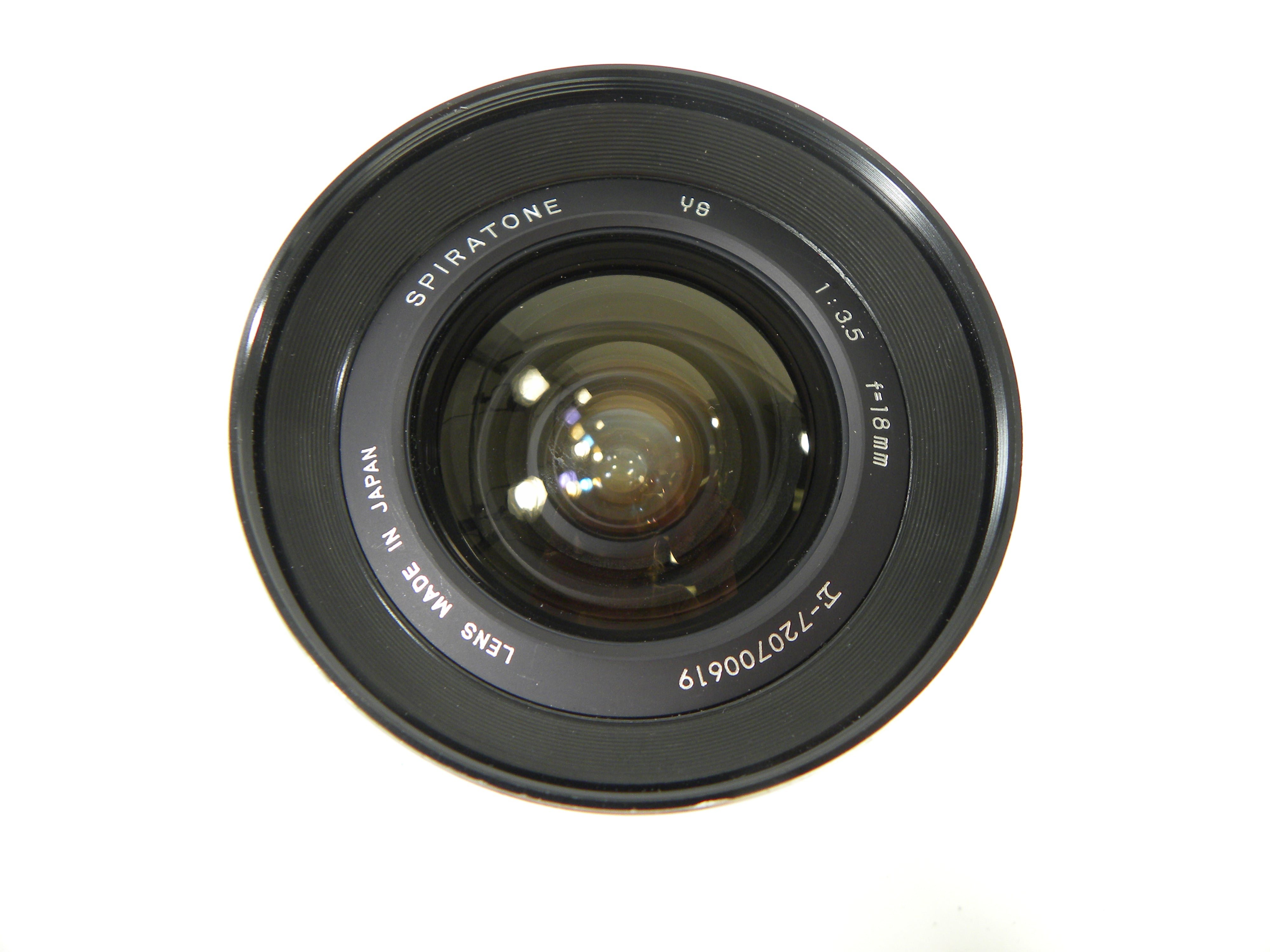 Spiratone YS 18mm f3.5 Minolta MD Mount