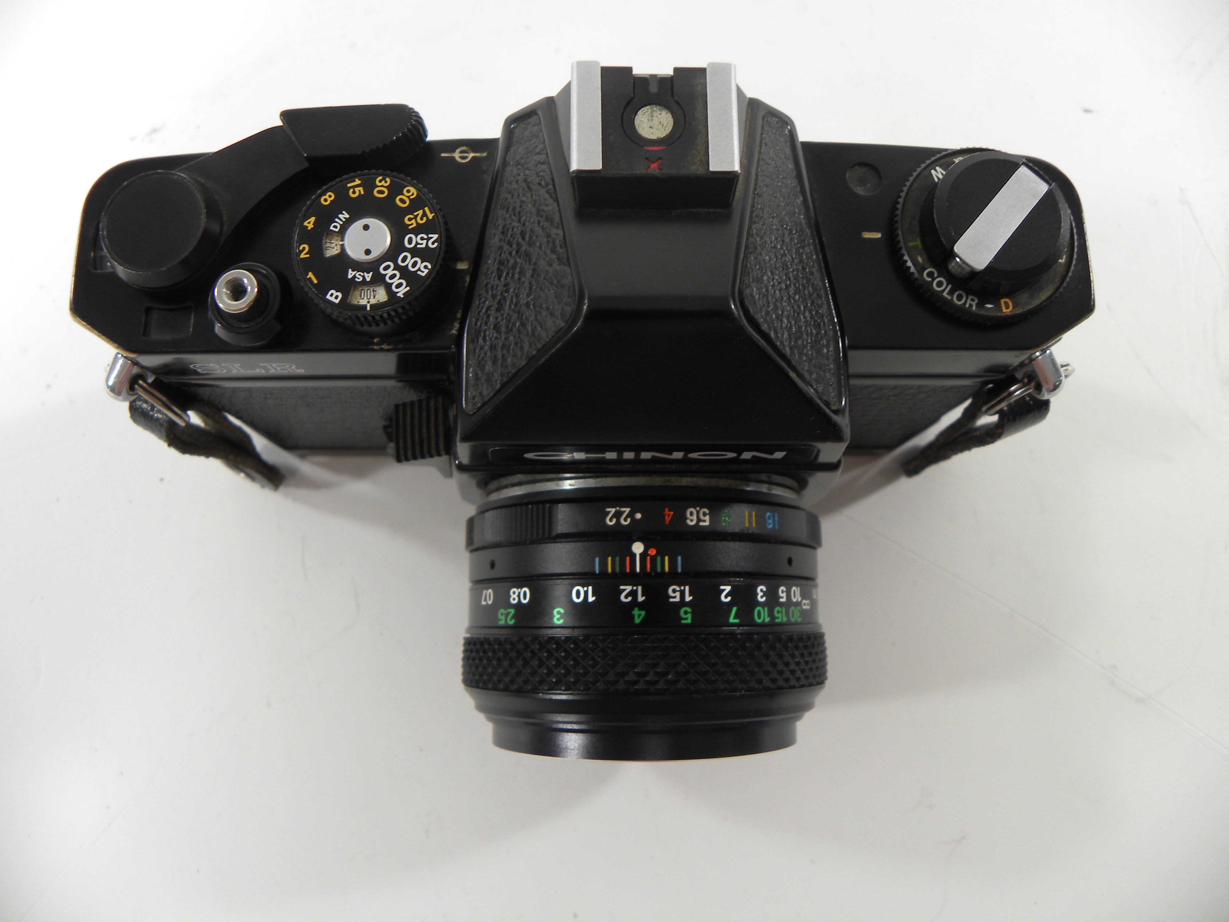 Chinon SLR 35mm Film camera w/Fujinon 55mm f2.2