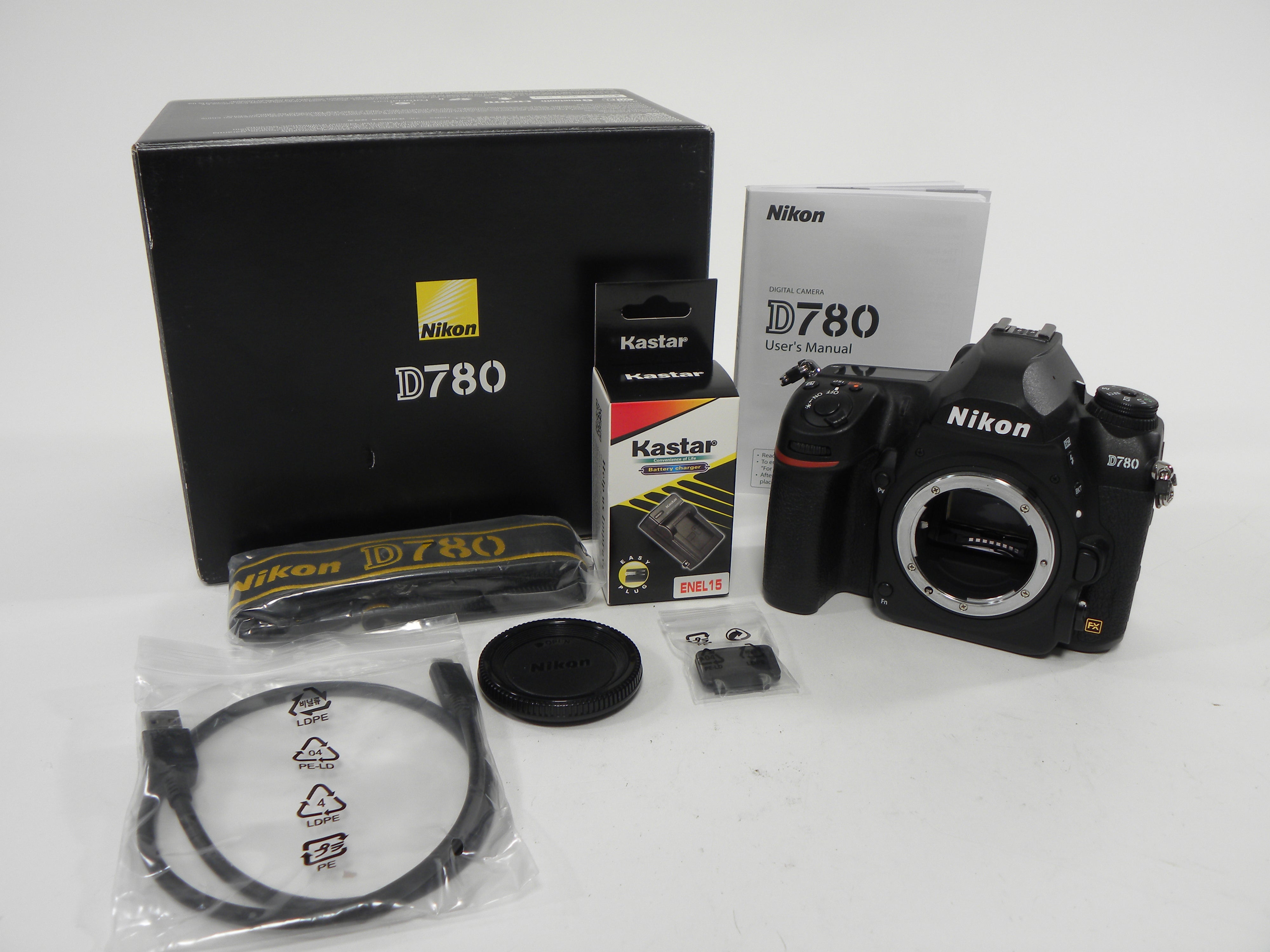 Nikon D780 24.5mp Digital SLR Body Only Shutter Ct. 2,397