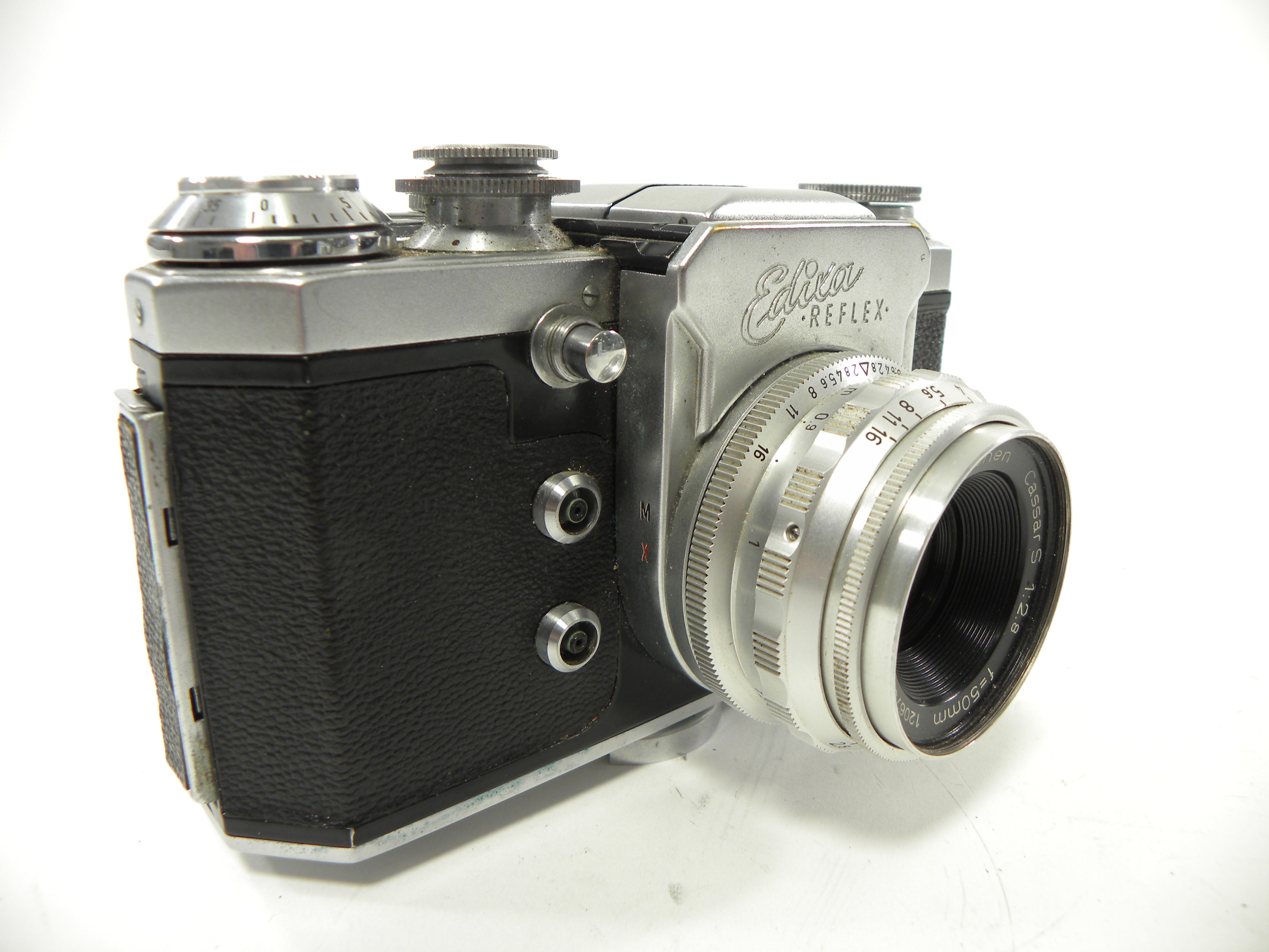 Edixa Reflex 35mm camera with a Cassar S 50mm f2.8 Read