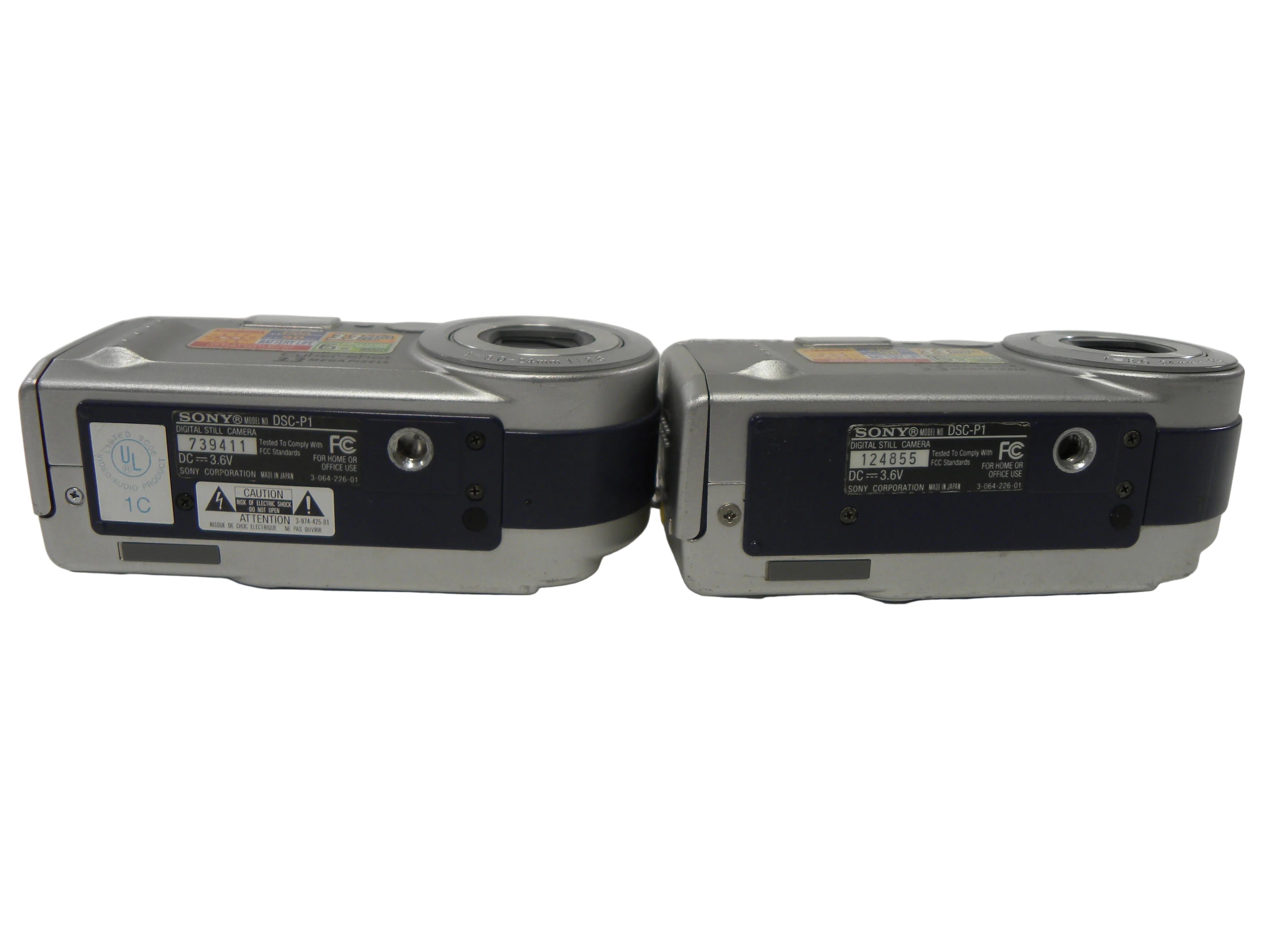 Sony Cyber Shot 3.3mp Digital Camera Lot of 2 AS IS NO Returns!