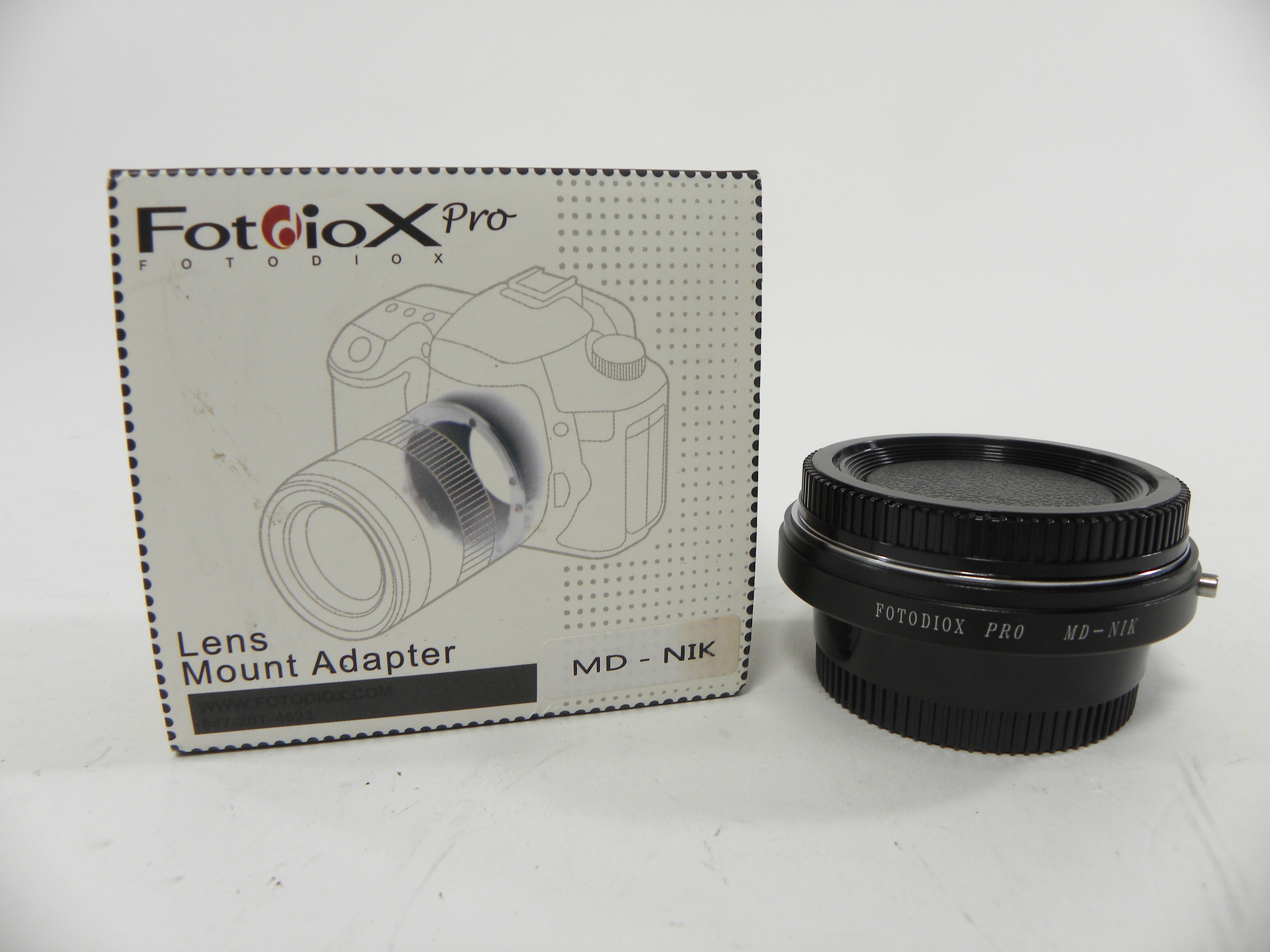 Fotodiox Pro Lens Mt. Adapter Minolta MD to Nikon F Mount