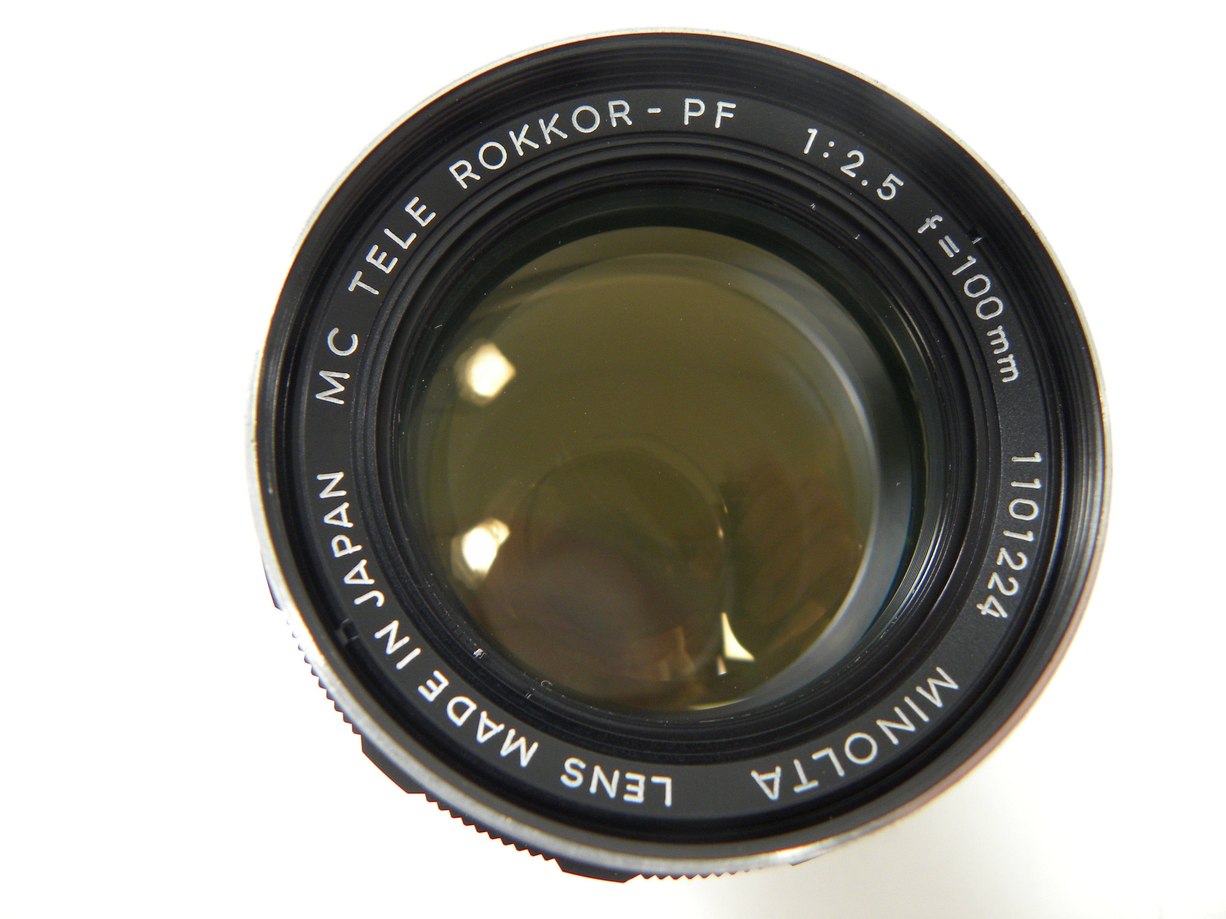 Minolta MC Tele Rokkor-PF 100mm f2.8