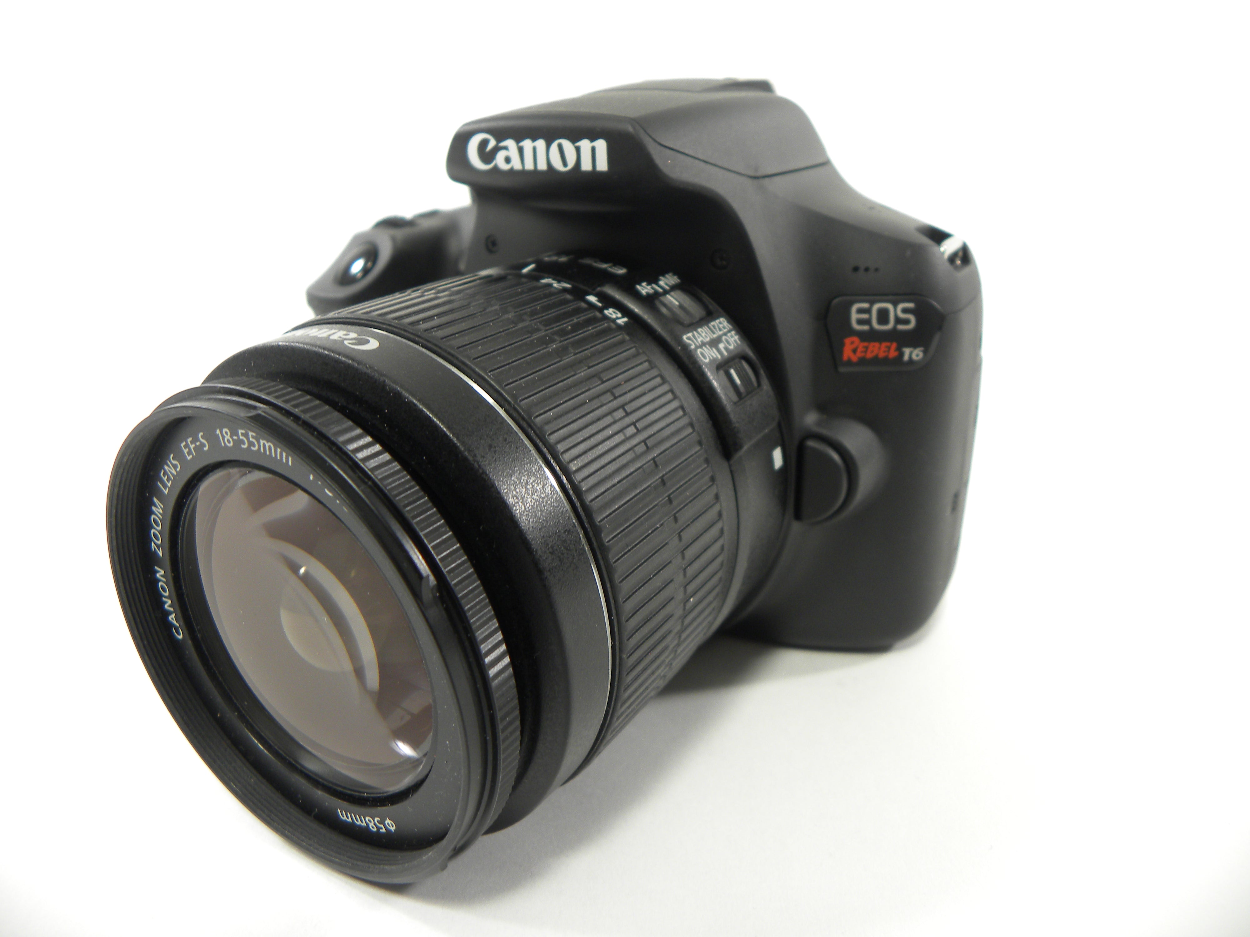Canon EOS Rebel T6 18.0mp Digital SLR w/EF-S 18-55 Shutter Ct. 501