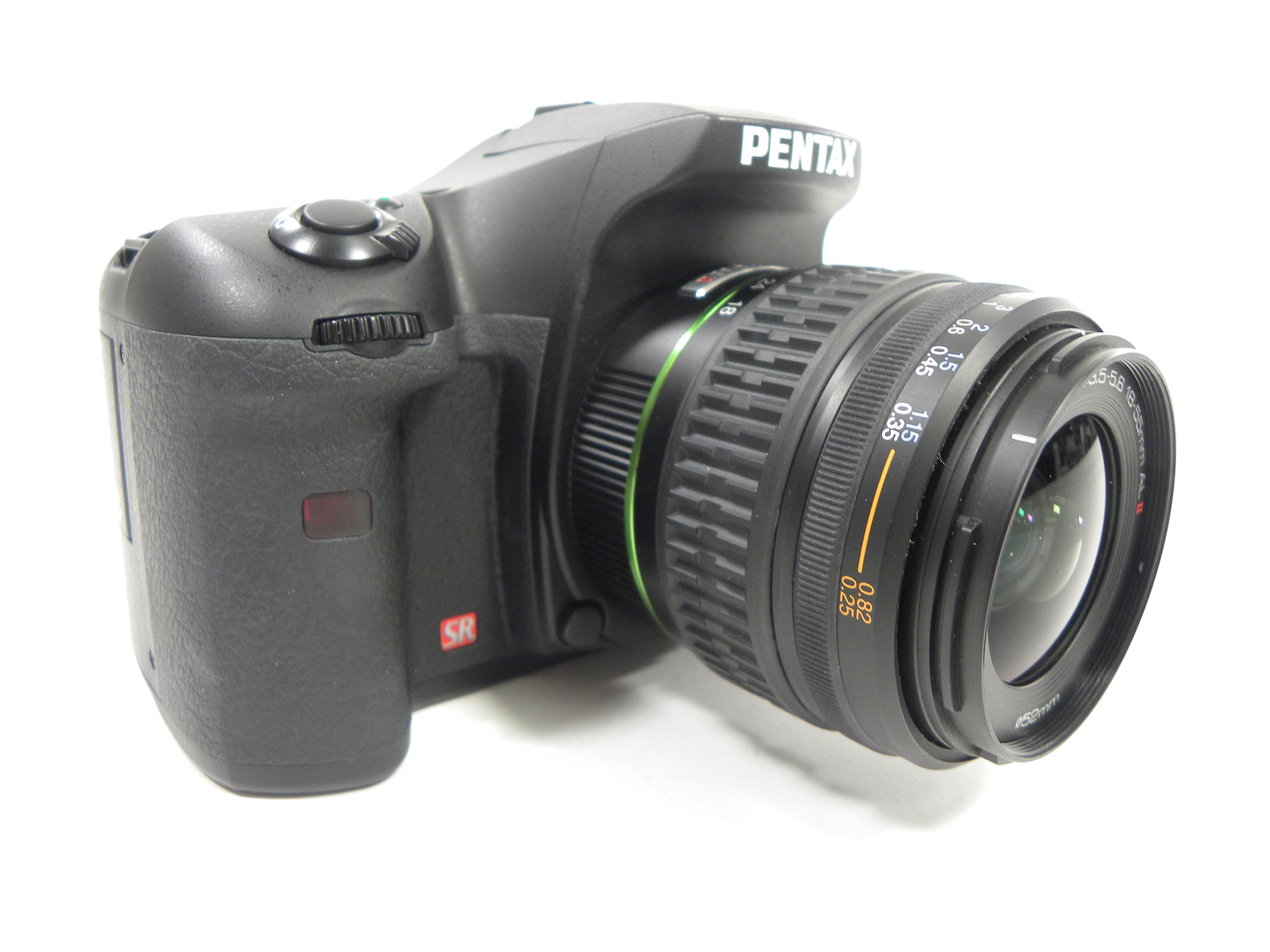 Pentax K20D 14.6mp Digital SLR w/Pentax-DA SMC 18-55mm Shutter Ct. 155