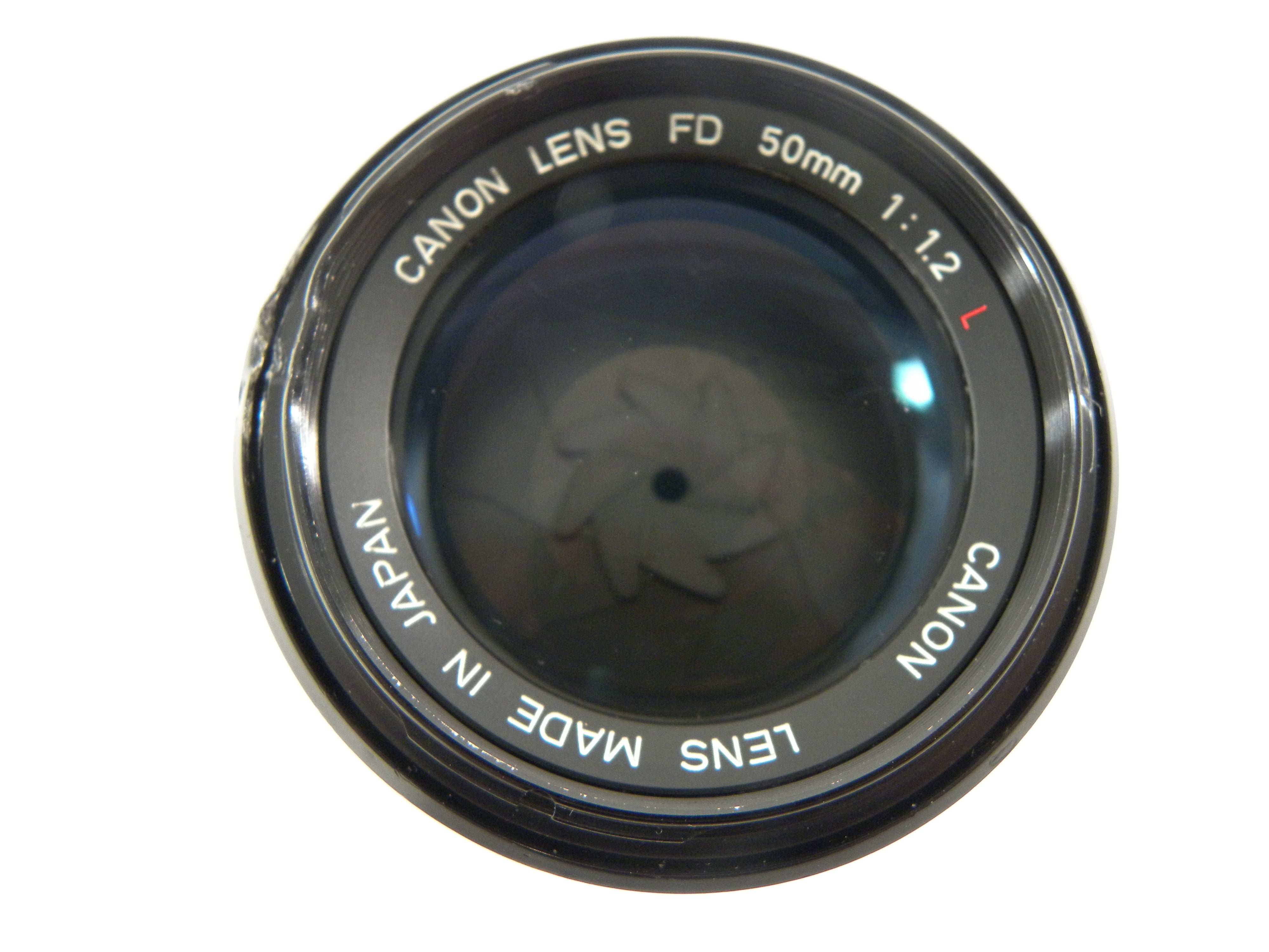 Canon FD 50mm f1.2 L lens AS IS NO RETURNS!