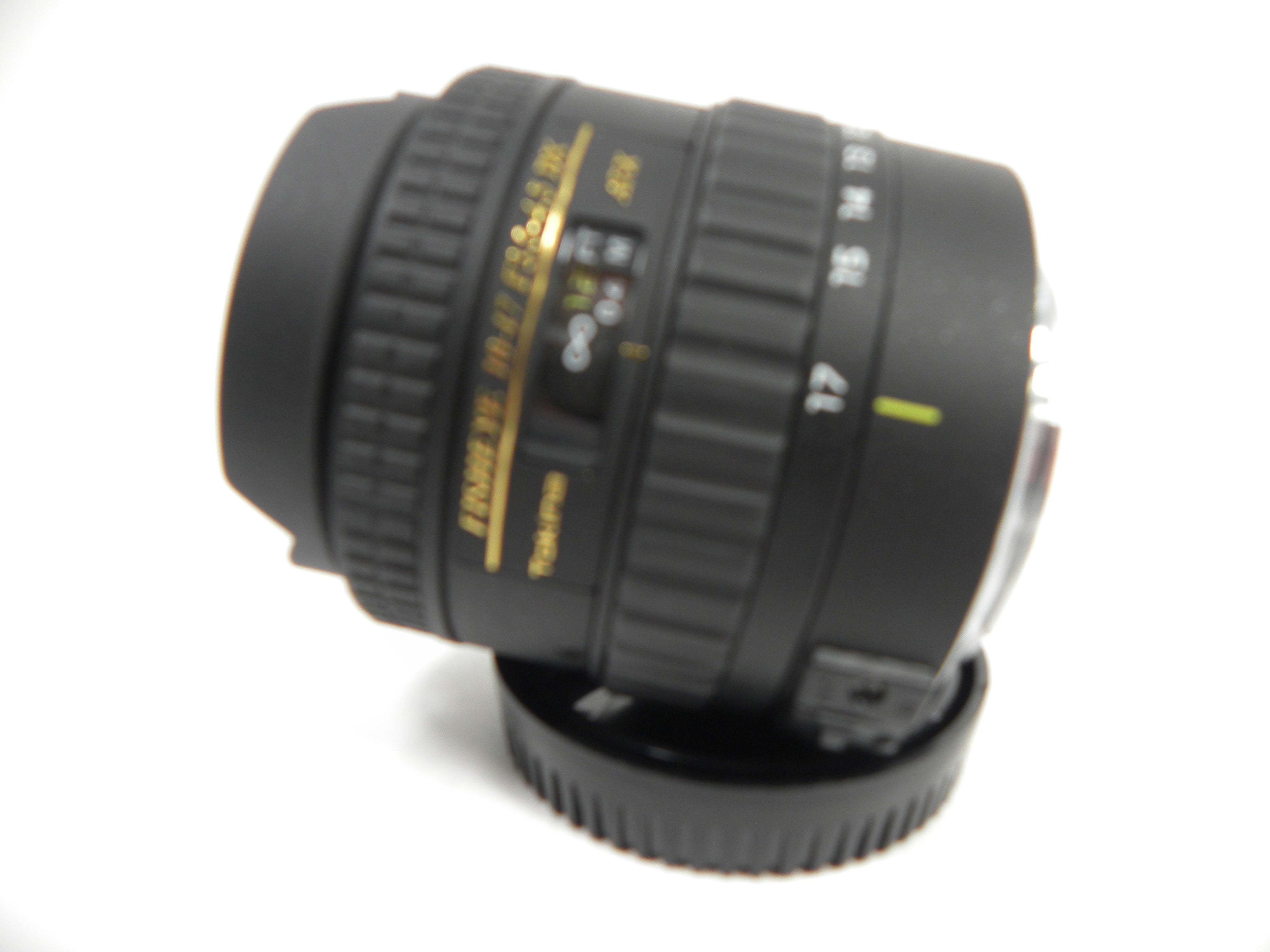 Tokina Fisheye 10-17mm f3.5-4.5 DX AT-X Canon EF Mount