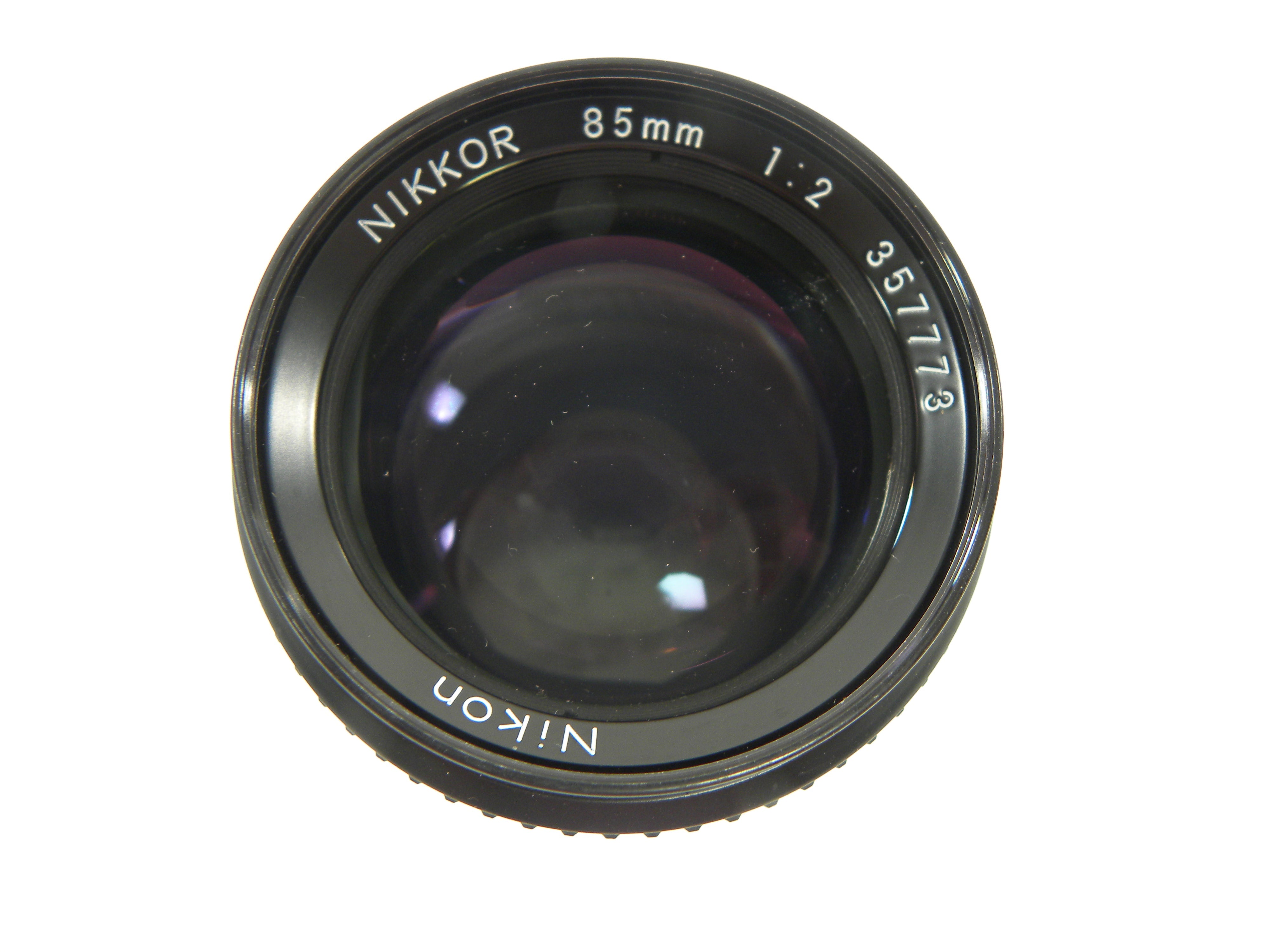 Nikon Nikkor 85mm f2 F Mount Lens