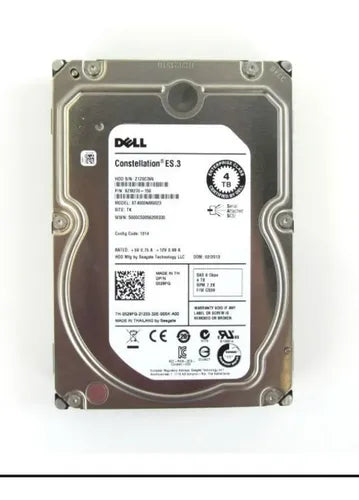 Hd Dell 4tb Sas 7.2k 3.5 St4000nm0023 9zm270-150 Com Nfe Cinza