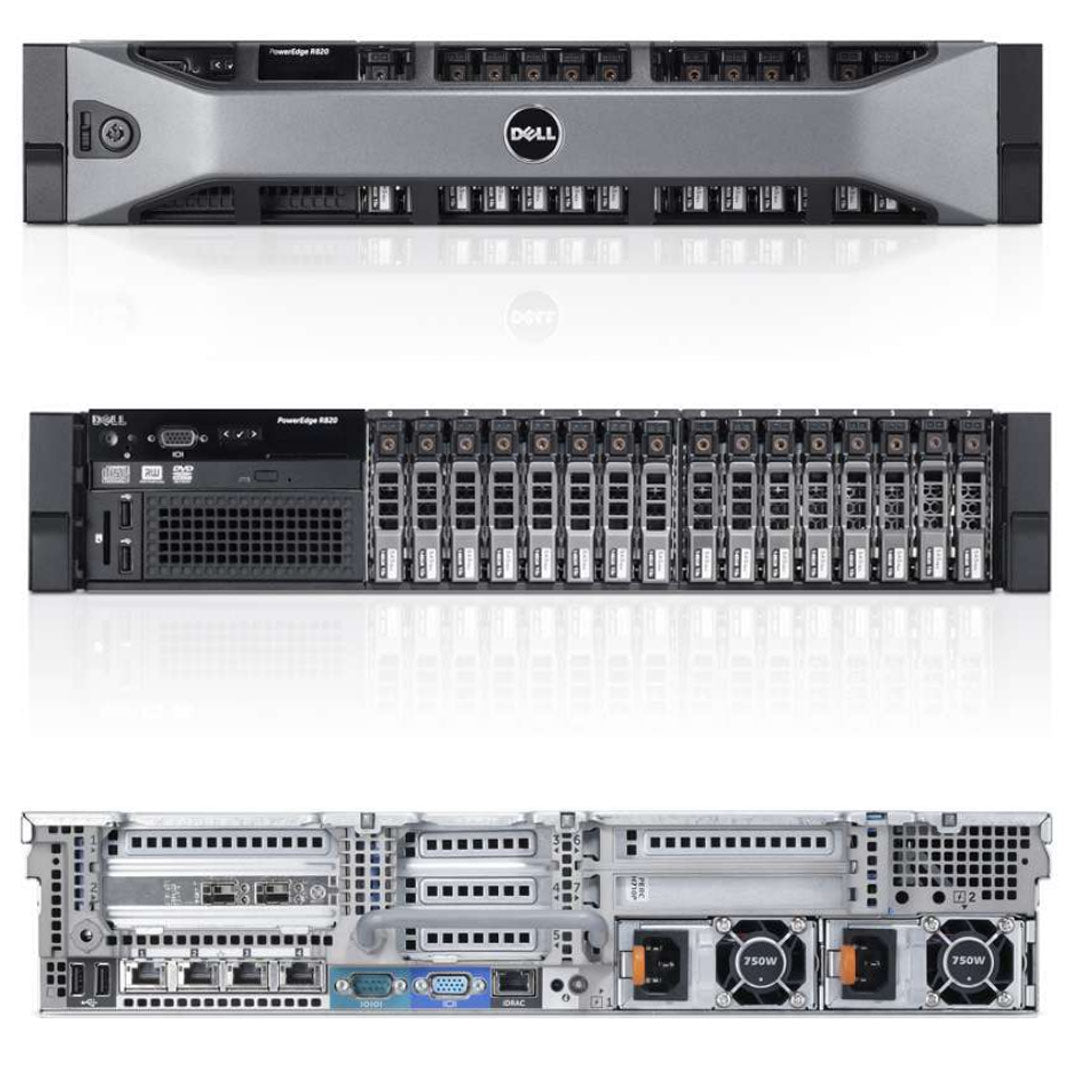 8x 2.5" + 4x Express Flash PCIe SSDs Rack Chassis | Dell PowerEdge R820