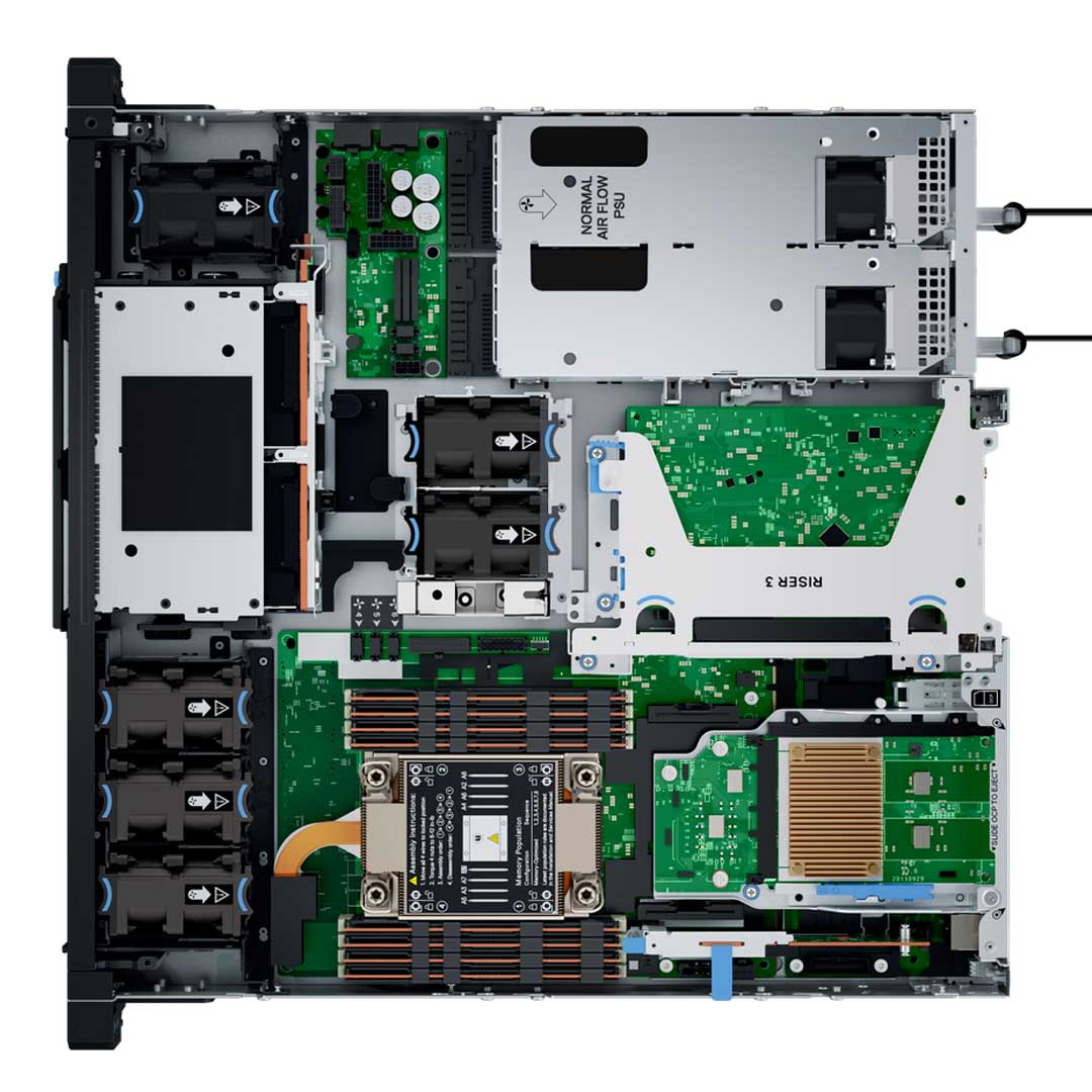 Front Access — Drive Chassis (4x 2.5") | Dell PowerEdge XR5610