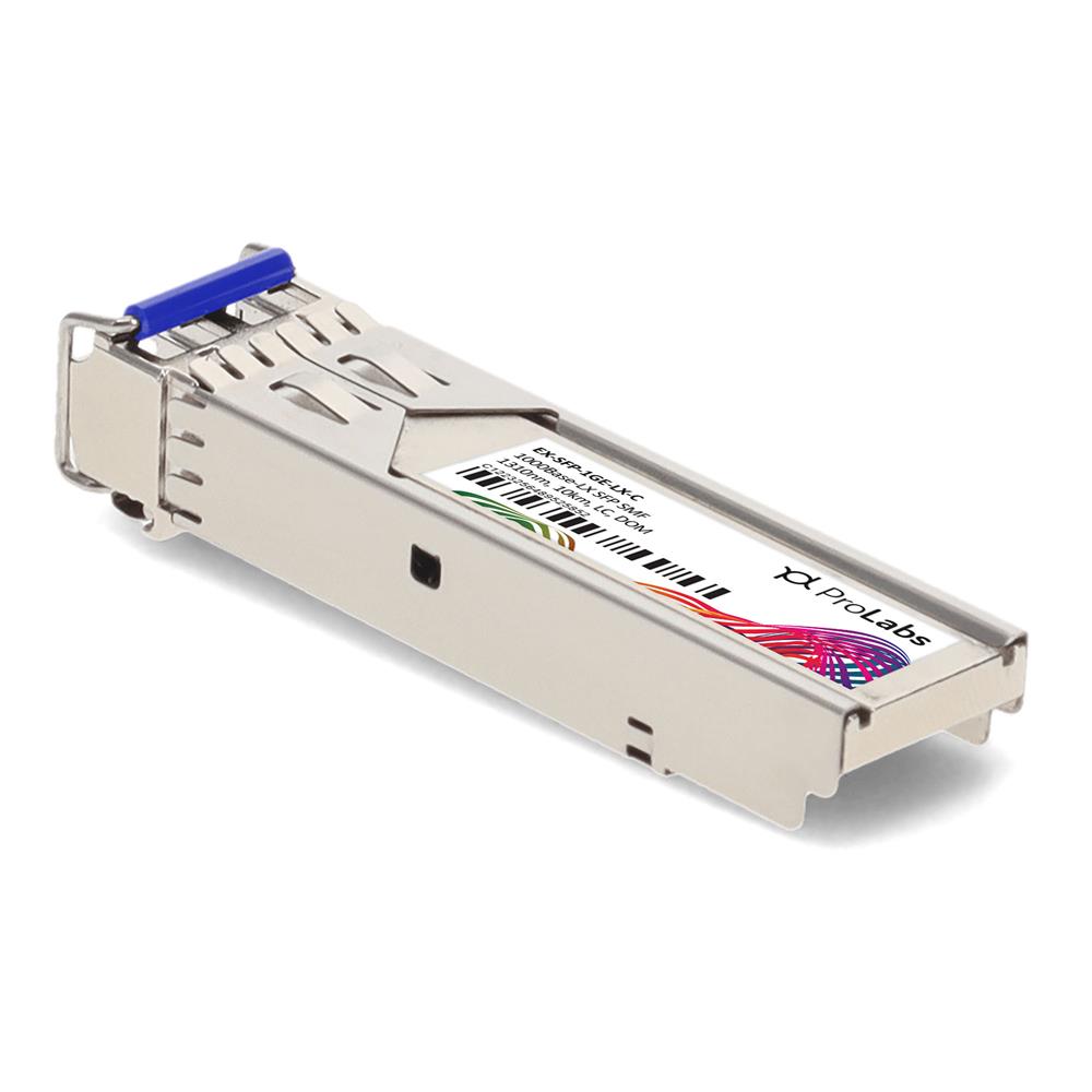 Picture of Juniper Networks® EX-SFP-1GE-LX Compatible TAA 1000Base-LX SFP Transceiver (SMF, 1310nm, 10km, LC, DOM)