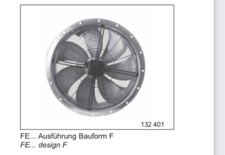 FE040-VDF.2C.V7 ZIEHL-ABEGG Axial Fan 400V High-Performance Industrial Fan