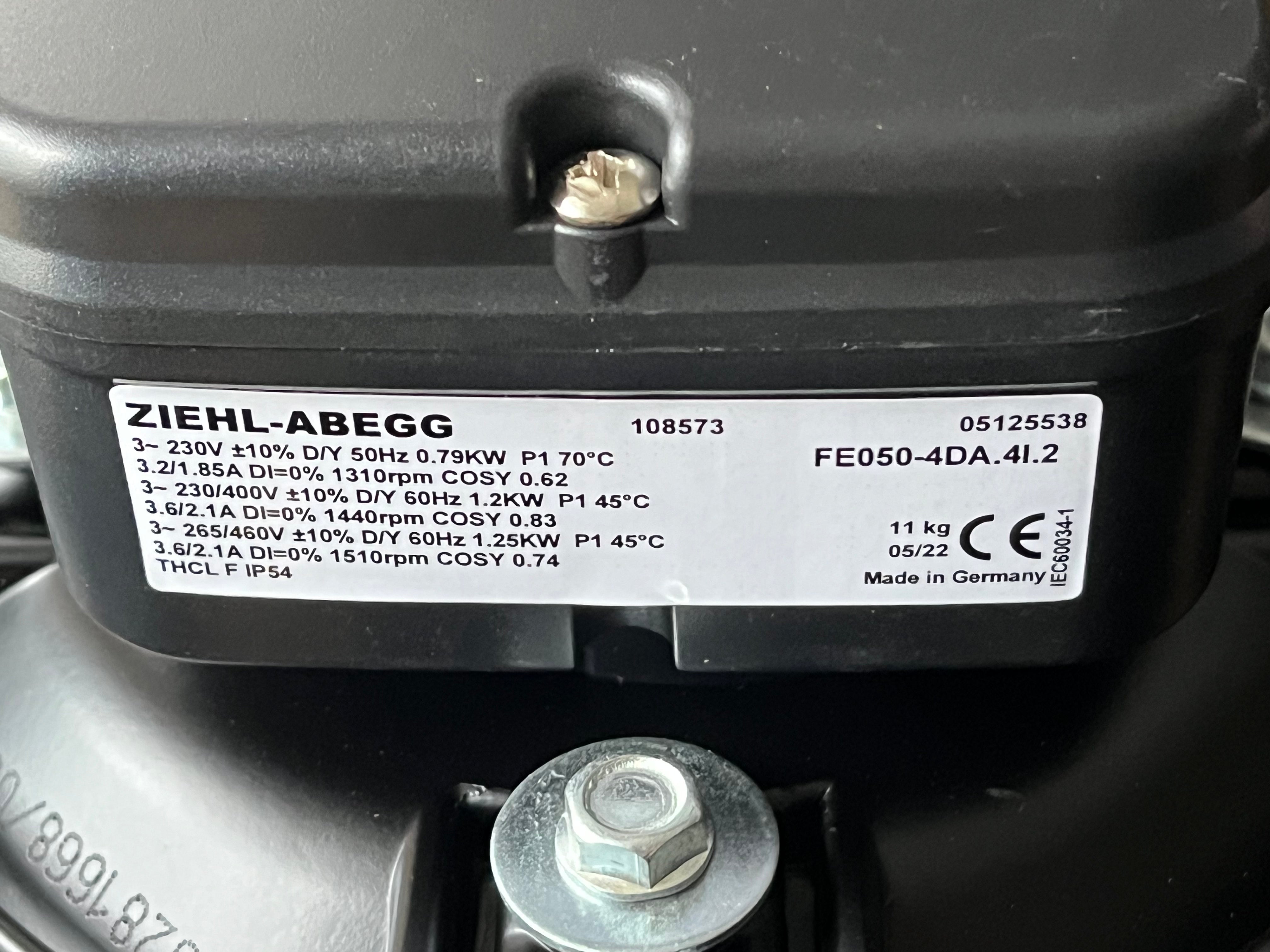 FE050-4DA.4I.2 ZIEHL-ABEGG Axial Fan