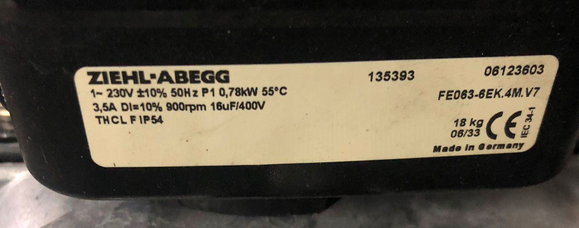 FE063-6EK.4M.V7 ZIEHL-ABEGG Axial Fan