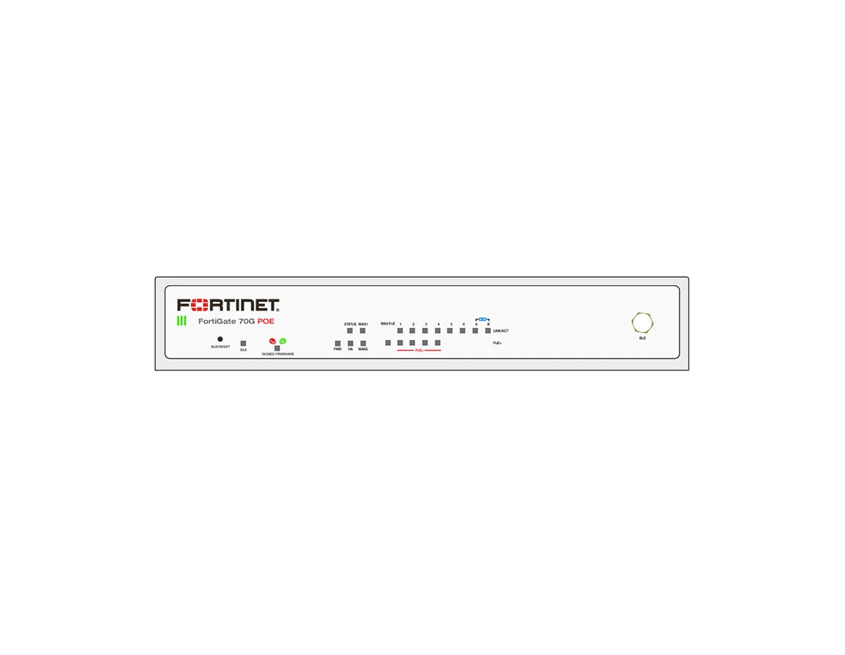 Fortinet FortiGate 71G-POE Unified Threat Protection 5-Year Bundle (FG-71G-POE-BDL-950-60)