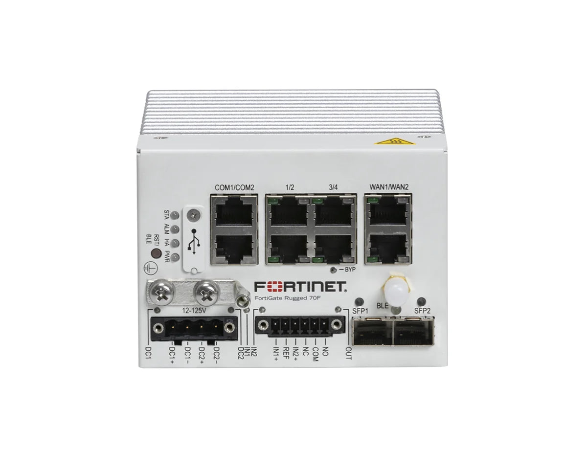 FortinetFGR-70F-BDL-809-36 FortiGate Rugged Next Generation Firewall