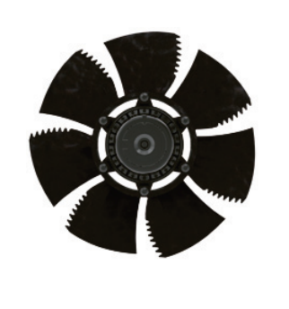 FN035-VDD.0F.A7P2 ZIEHL-ABEGG Axial Fan 	3~400V 0.19/0.14kW 0.4/0.23A 1390/1170rpm