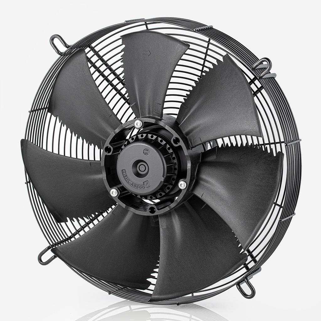 FN040-VDK.0F.V7P2 400V 0.38/0.18kW 0.29/0.68A 1020/1560rpm ZIEHL-ABEGG Axial Fan