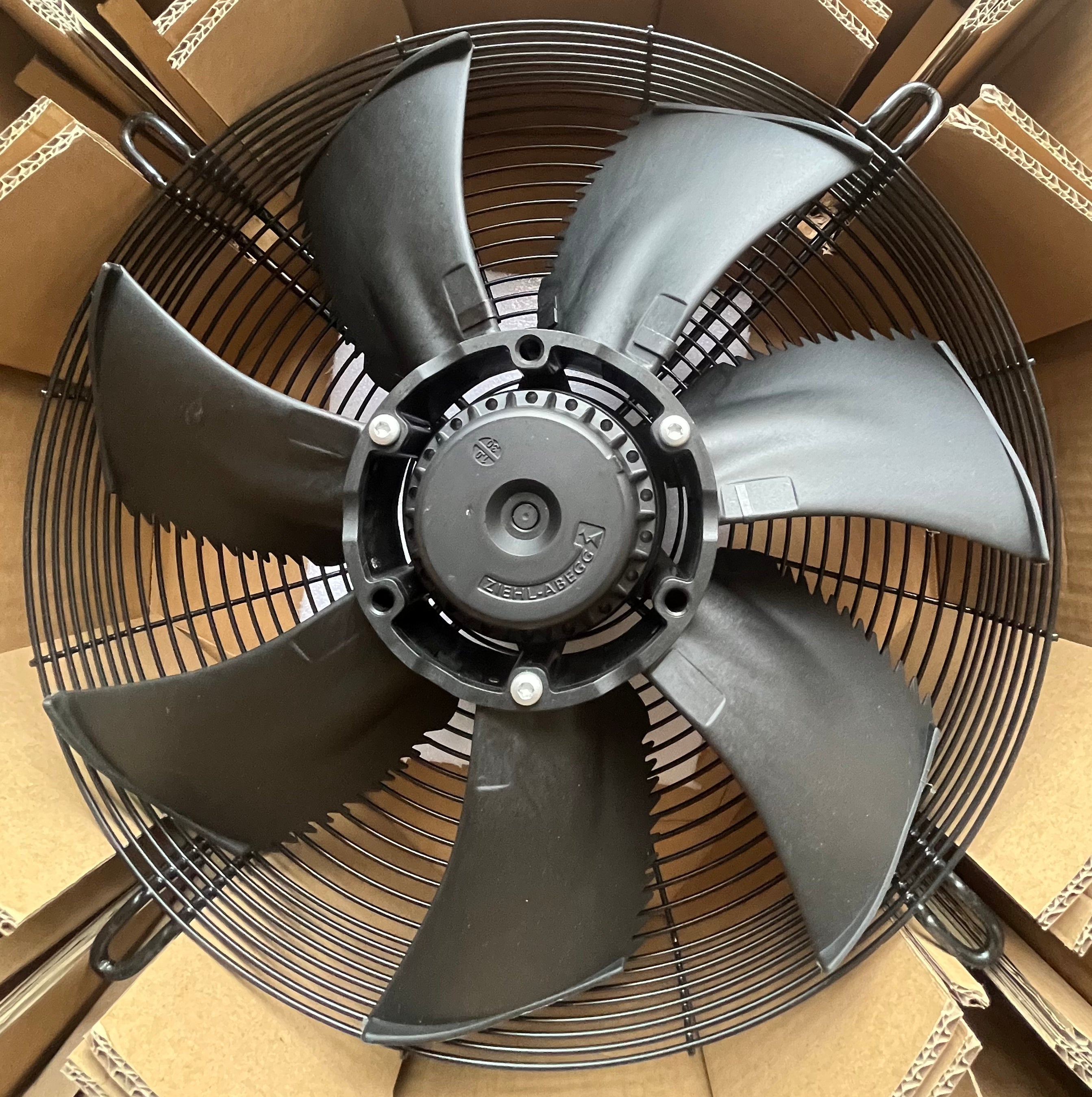 FN040-VDK.0F.V7P2 400V 0.38/0.18kW 0.29/0.68A 1020/1560rpm ZIEHL-ABEGG Axial Fan