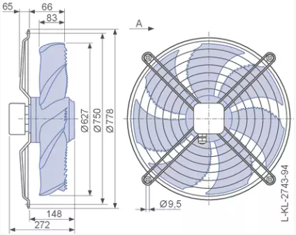 ZIEHL-ABEGG FN063-VDW.6N.A7P6 Axial Fan | Heavy-Duty Industrial Cooling