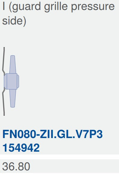 FN080-ZII.GL.V7P3 ZIEHL-ABEGG Axial Fan 3.1 kW 4.8/3.8 A 1100 rpm