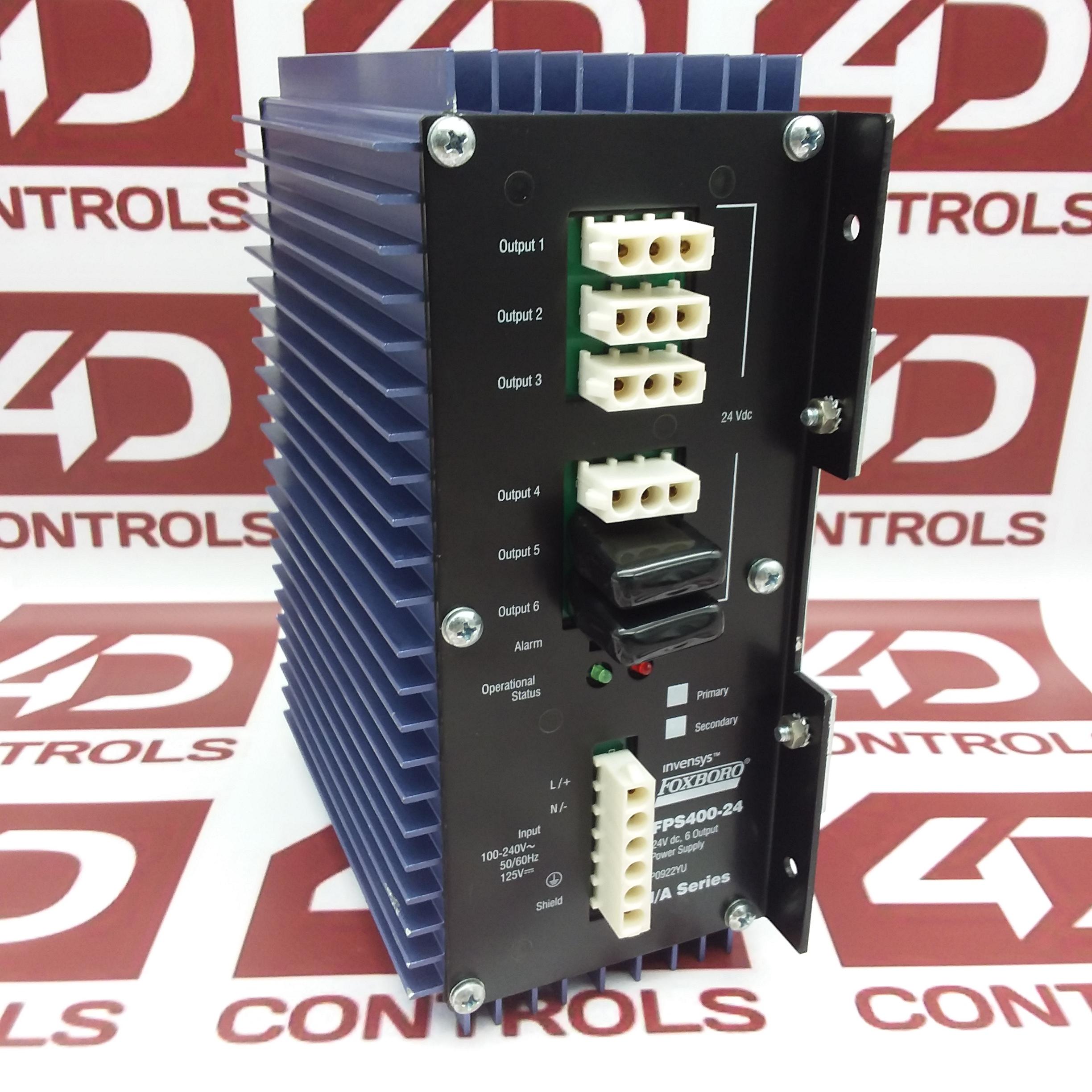 P0922YU | Foxboro | (FPS400-24), Power Supply, Input: 100-240VAC, Output: 24VDC