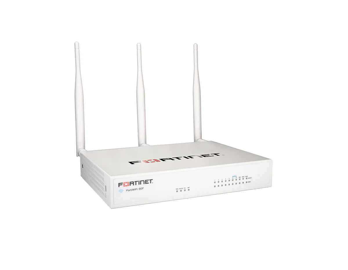 Fortinet FortiWiFi-60F Hardware plus 3 Year 24x7 FortiCare and FortiGuard Unified Threat Protection Firewall (FWF-60F-E-BDL-950-36)