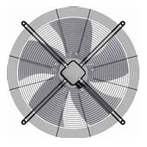 FL035-VDW.2C.A5L ZIEHL-ABEGG Axial Fan 0.10/0.07kW 3~400V | 1370/1130RPM 0.21/0.12A