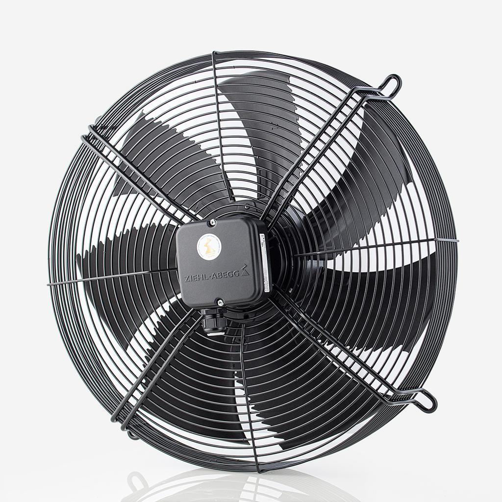 FN045-6IW.BF.A7P2  ZIEHL-ABEGG Axial Fan 200/277V 0.22kW 1.10/0.80A 1100rpm
