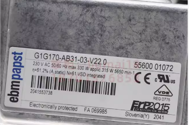 G1G170-AB31-03 ebm papst  fan 315W