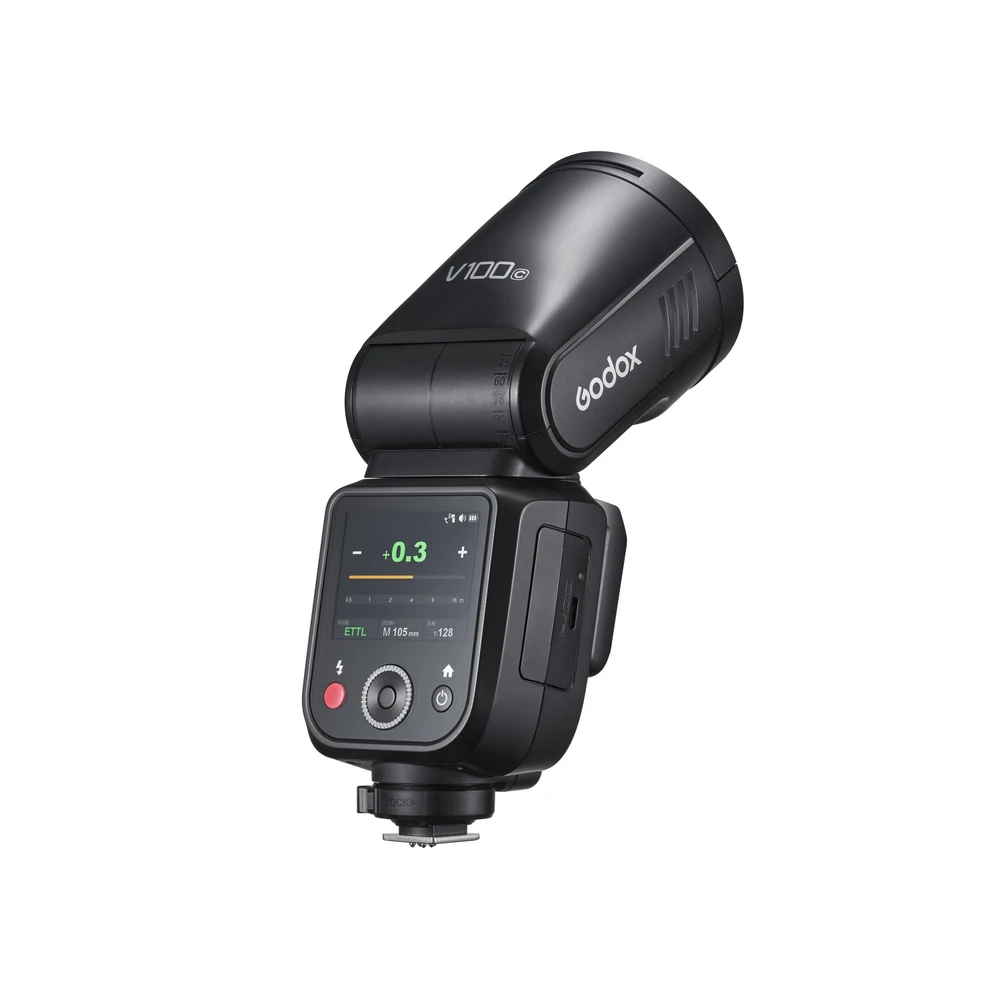 Godox V100 Flash for Nikon (with Magnetic Front Ring)