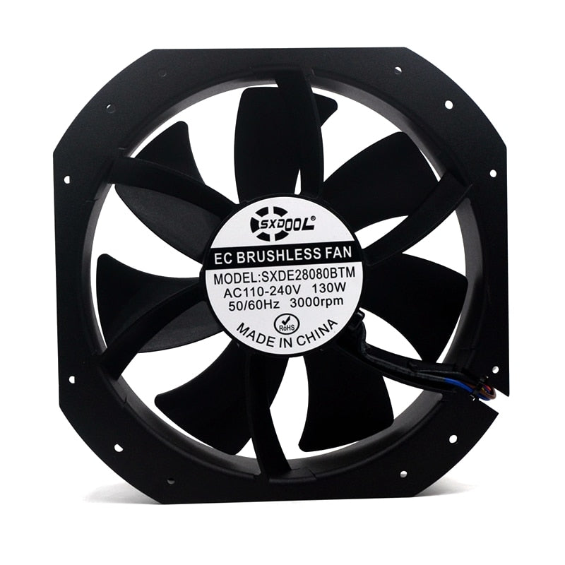 EV Charging Station Ventilation Fan 280mm Class AC 115/230V