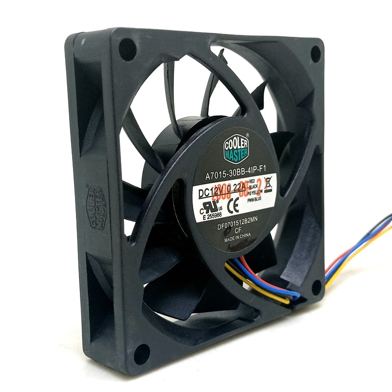 A7015-30BB-4IP-F1 70x70x15mm 12V DC 0.22A Axial Cooling Fan
