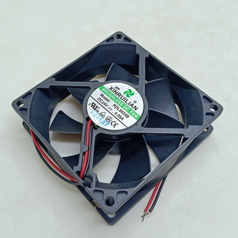 RDL8025B 80x80x25mm 24V DC 0.09A Axial Cooling Fan