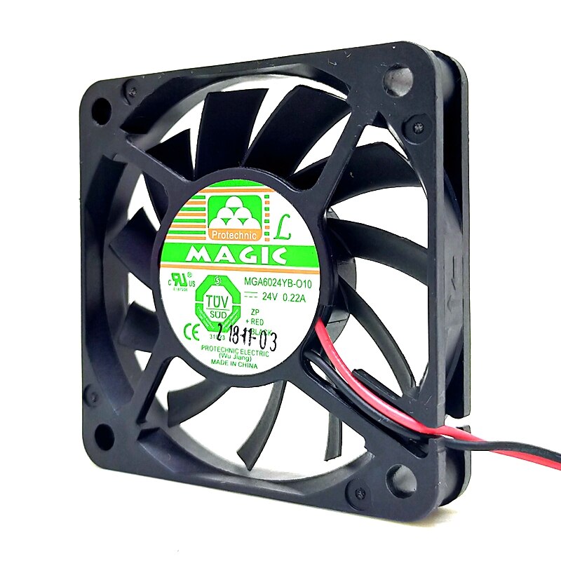 60X60X10mm 60x60x10mm 24V DC Axial Cooling Fan