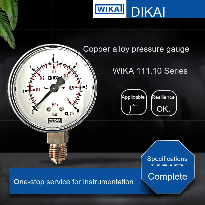 WIKA 111.10 Series Copper Alloy Material Pressure Gauge High Quality Gauges Product