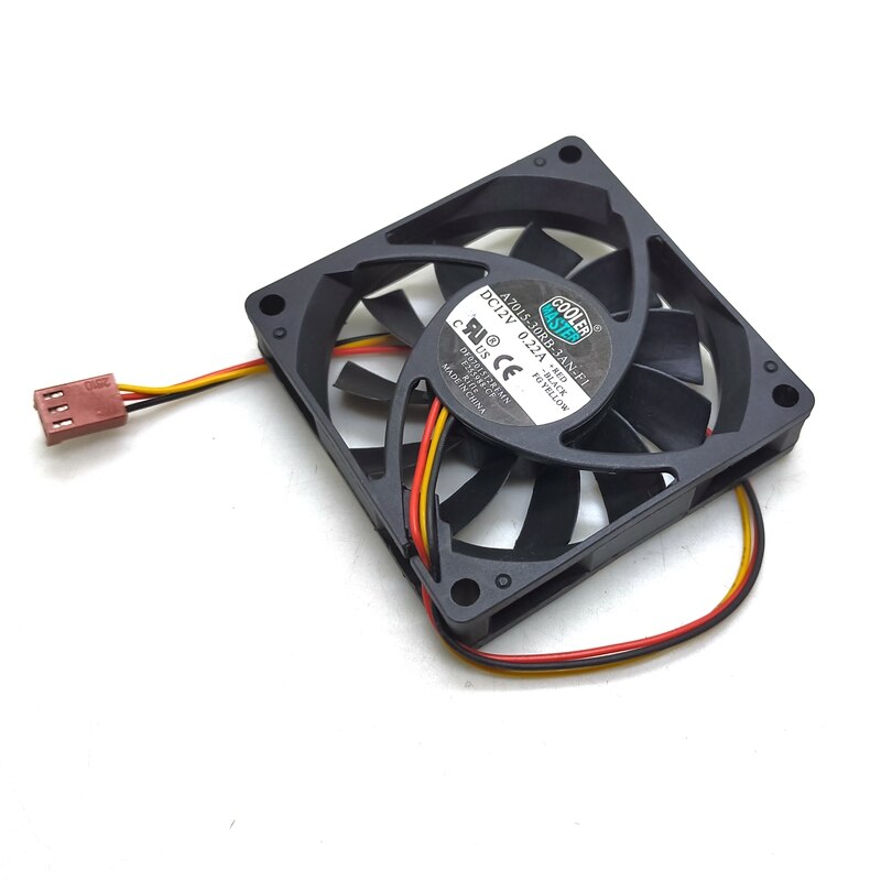 Cooler Master A7015-30RB-3AN-F1 70x70x15mm 12V DC 0.22A 3-Wire Axial Cooling Fan